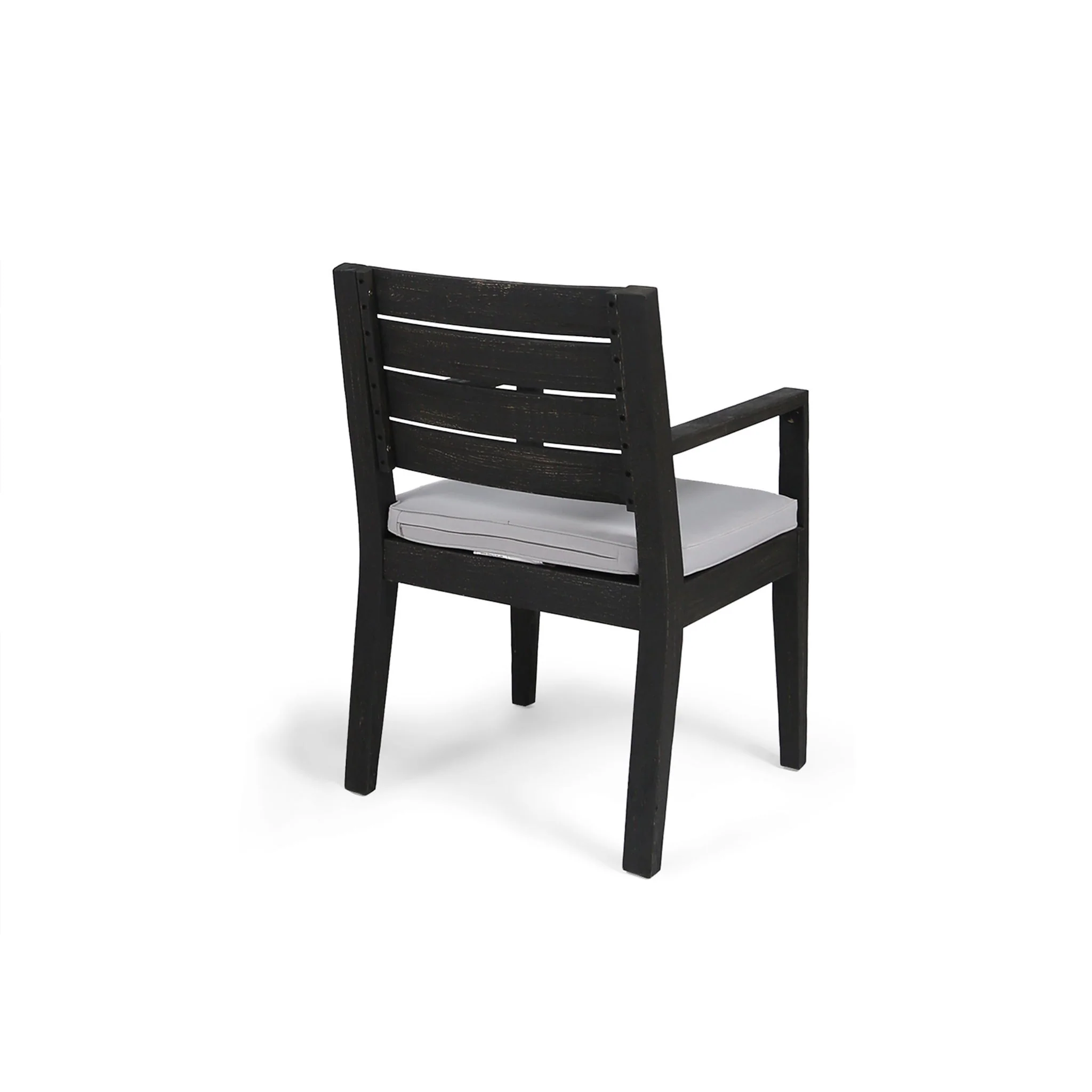 Outdoor 6 Seater Dining Set With Bench - Dark Gray / Light Gray - Image 9