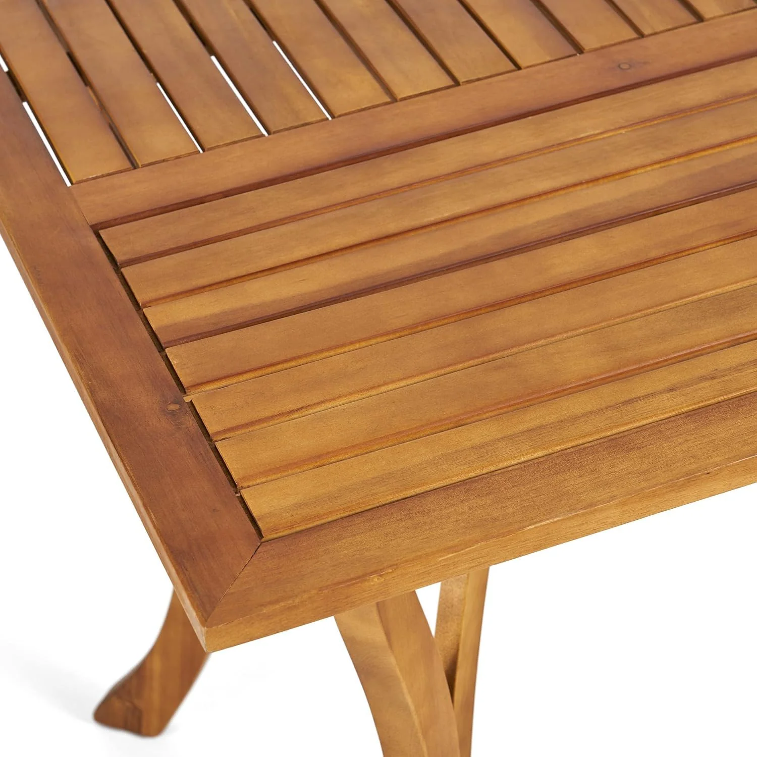 Outdoor 7 Piece Dining Set With Rectangular Table - Teak - Image 2