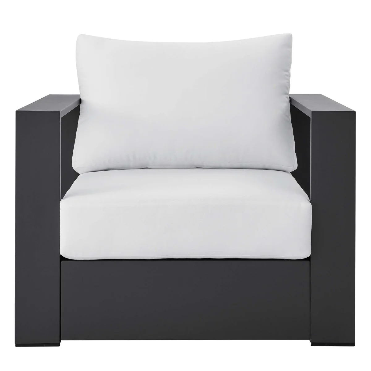 Outdoor Aluminum Patio Armchair with Arms – Durable Weather-Resistant Seating for Patio - Image 31