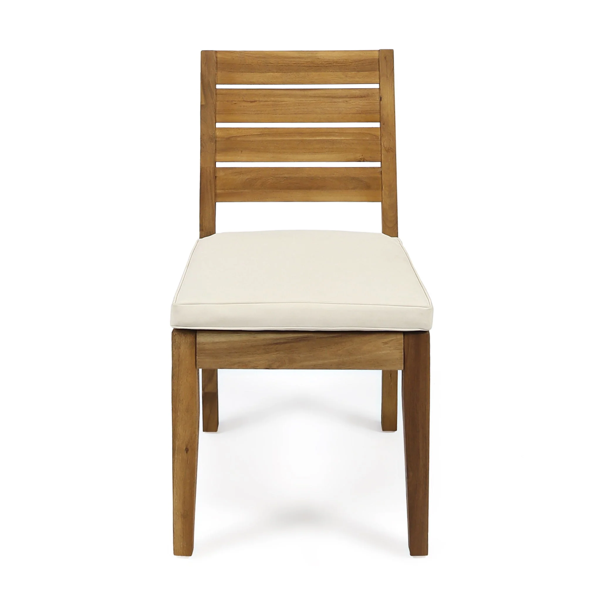 Outdoor Armless Dining Chair With Cushions - Image 14