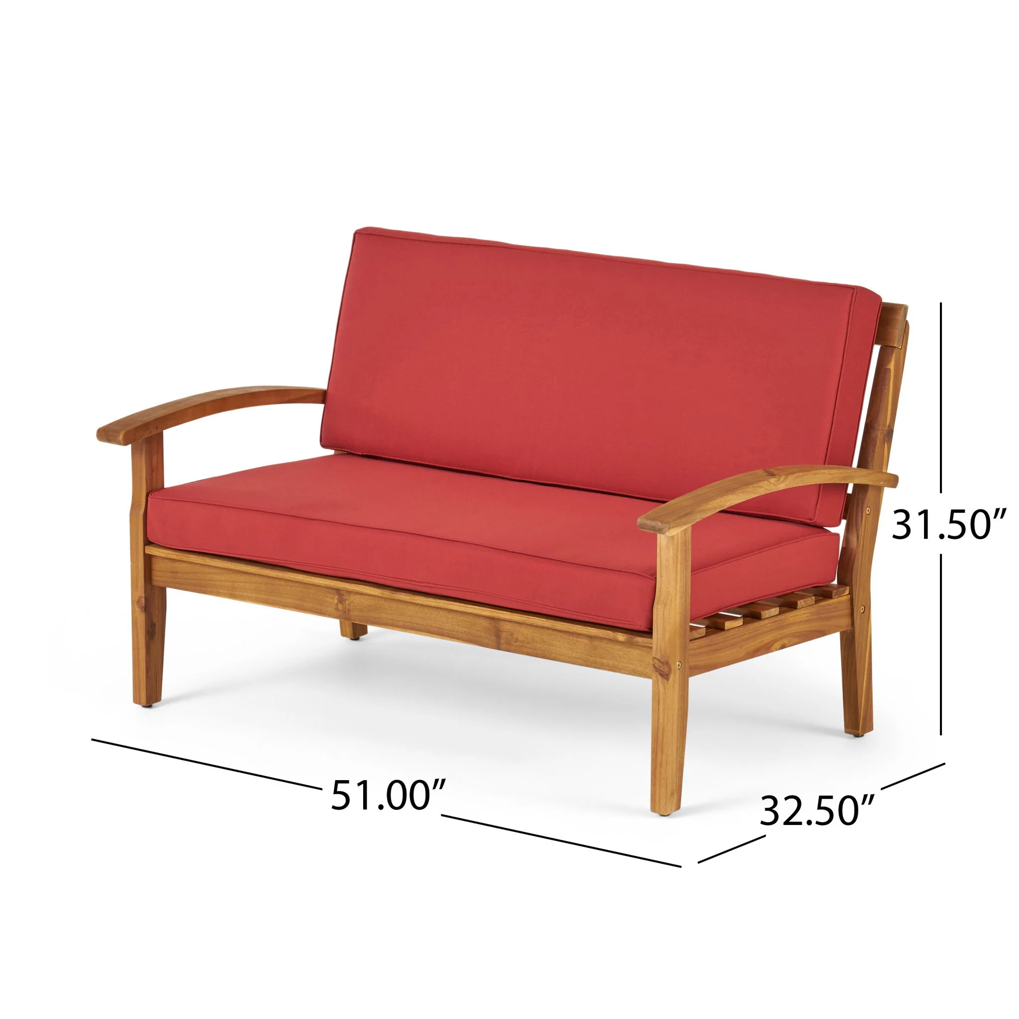 Outdoor Chat Set With Coffee Table And Loveseat - Image 30