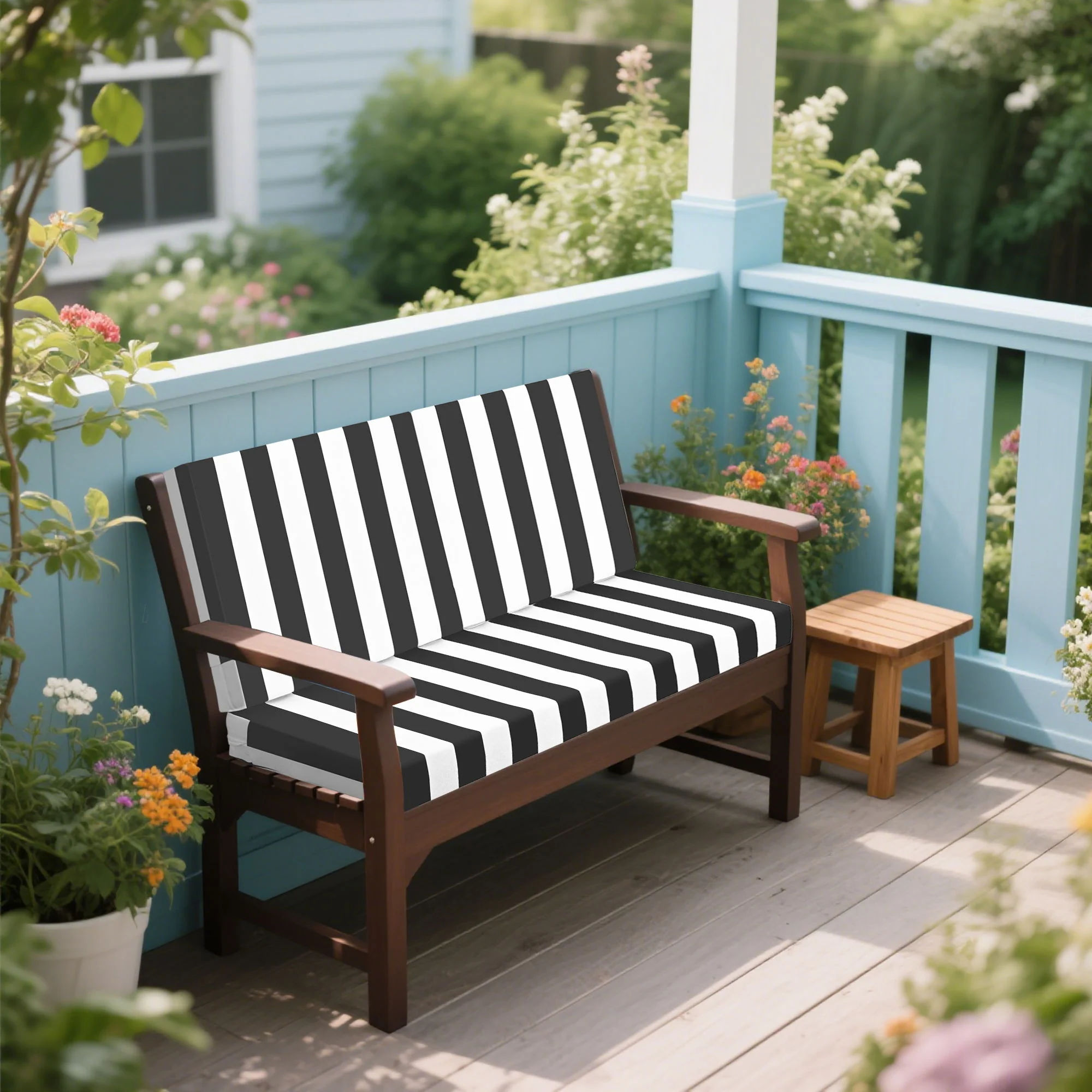 Outdoor Deep Seat Waterproof Replacement Patio Chair Cushions (Set of 2) - Image 11