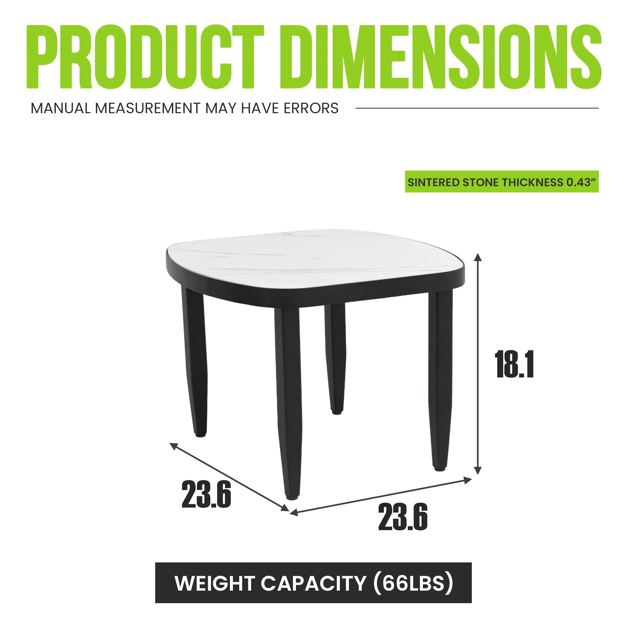 Outdoor Elegance Table, Rounded Corners - Image 7