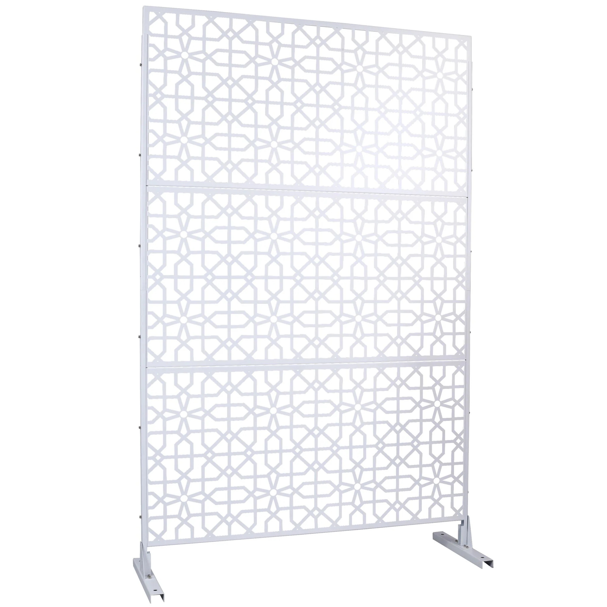Outdoor & Indoor Metal Freestanding Decorative Privacy Screen - Image 17