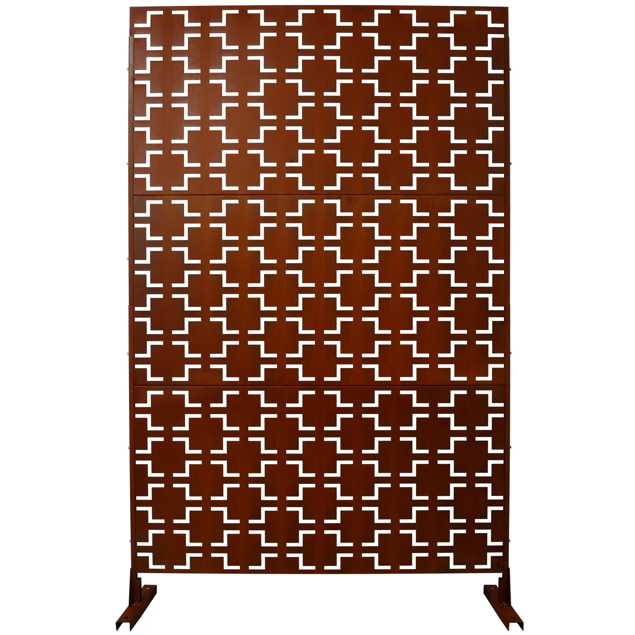 Outdoor & Indoor Metal Privacy Freestanding Decorative Screen - Image 2