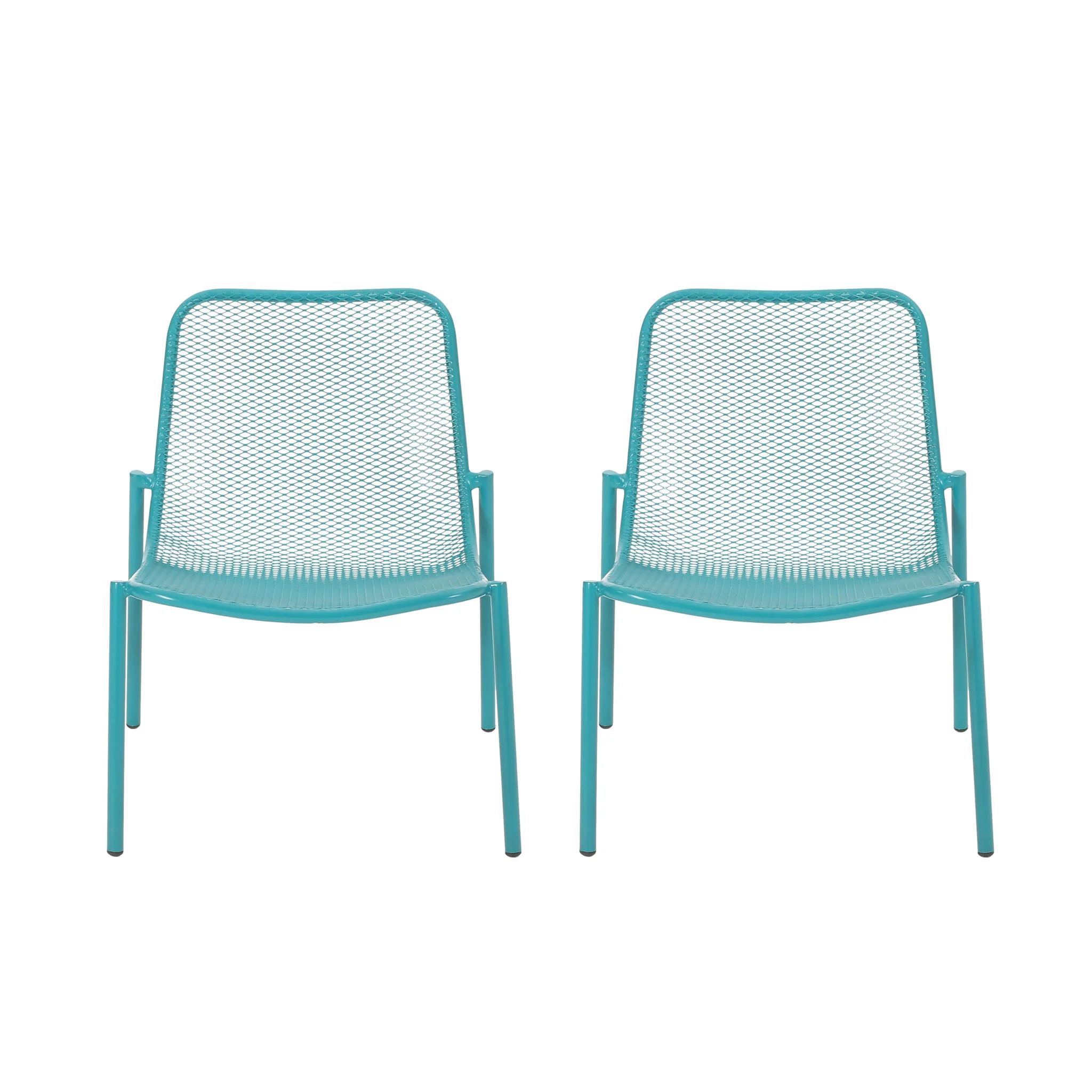 Outdoor Iron Chair With Design - Image 2