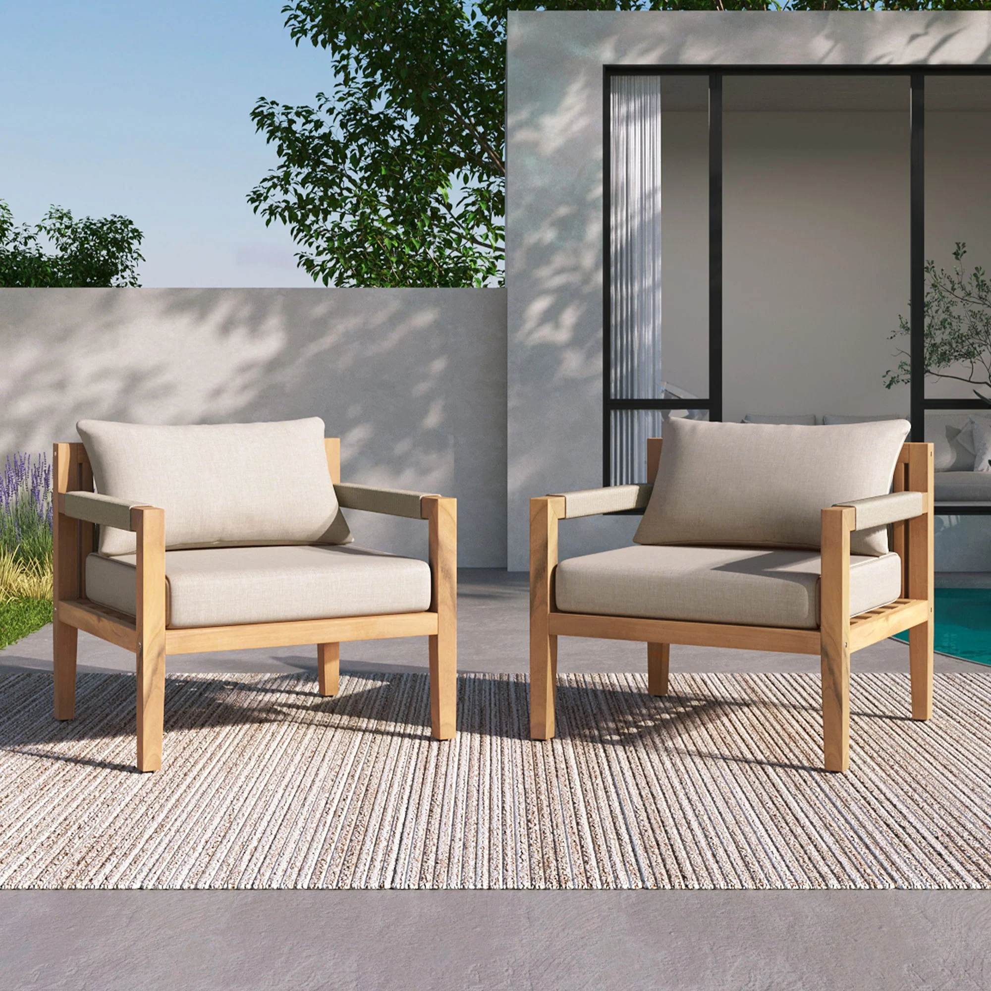 Outdoor Leisure Chair, Comfortable & Versatile For Any Patio - Image 9