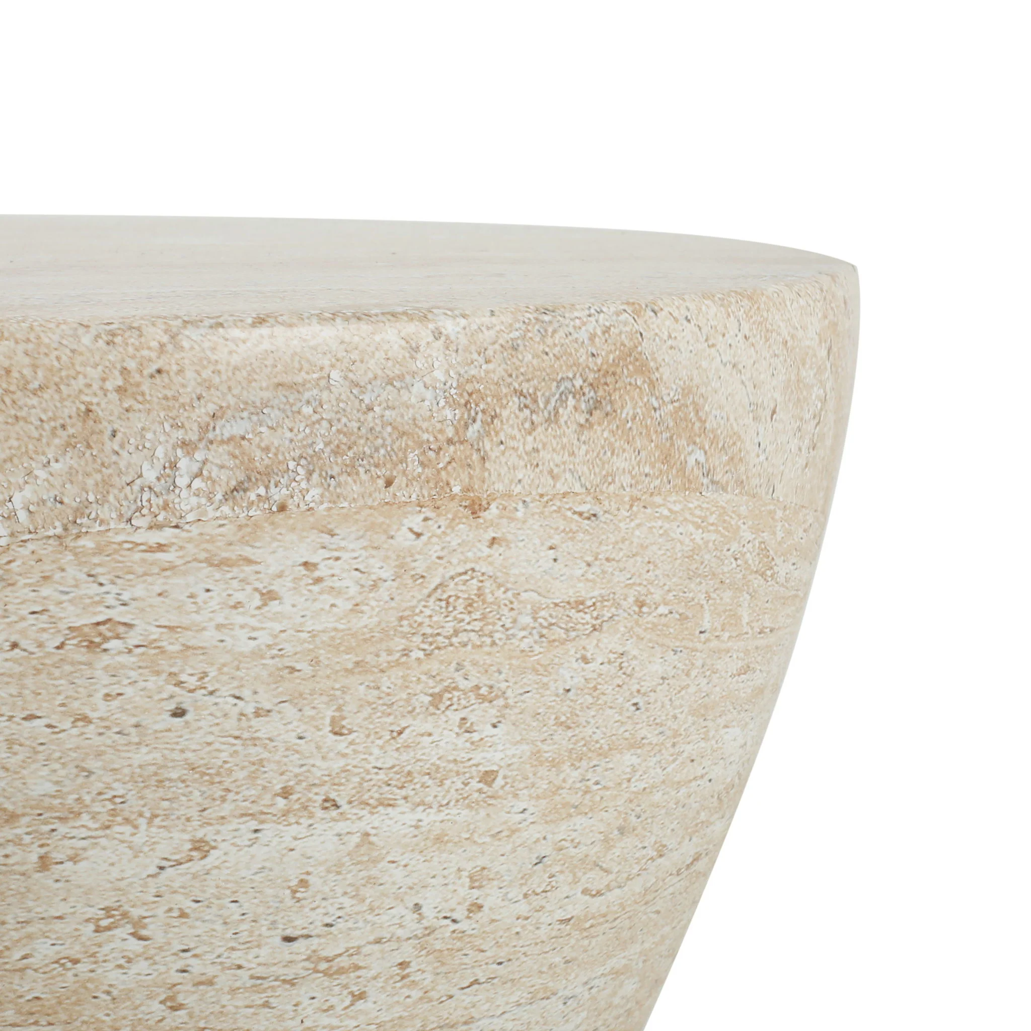 Outdoor, Lightweight Concrete Side Table - Image 4