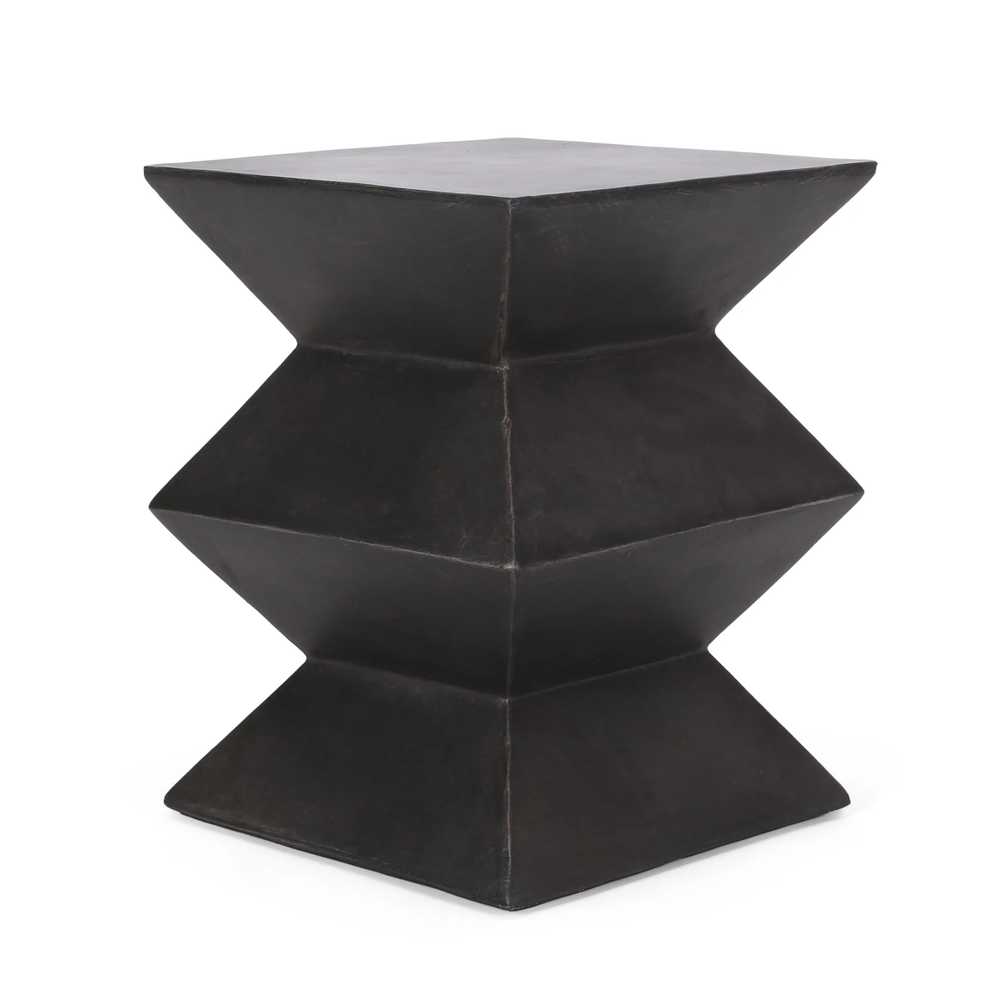 Outdoor Lightweight, Concrete Side Table - Copper - Image 2