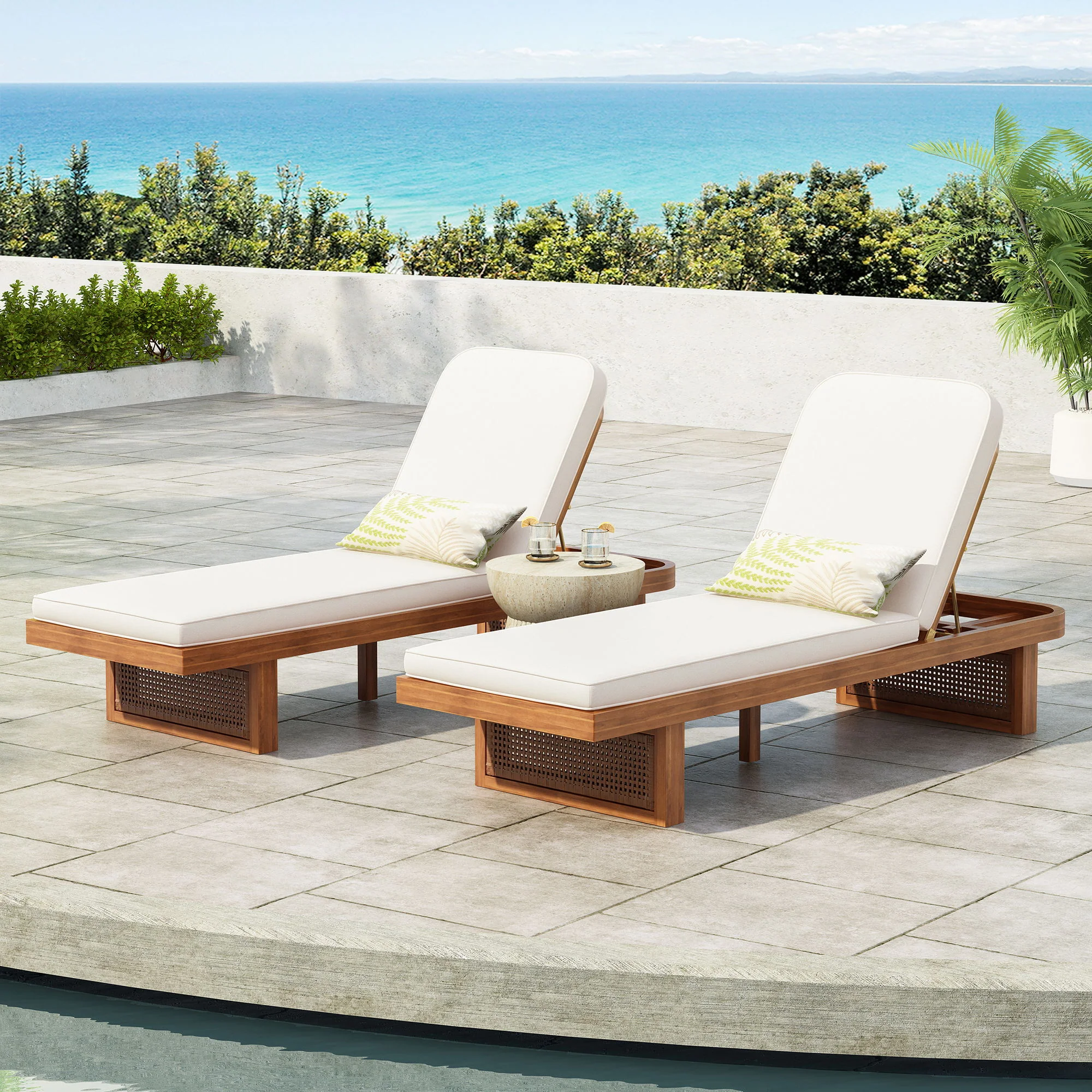 Outdoor Lounge Chair With Frame - Image 7