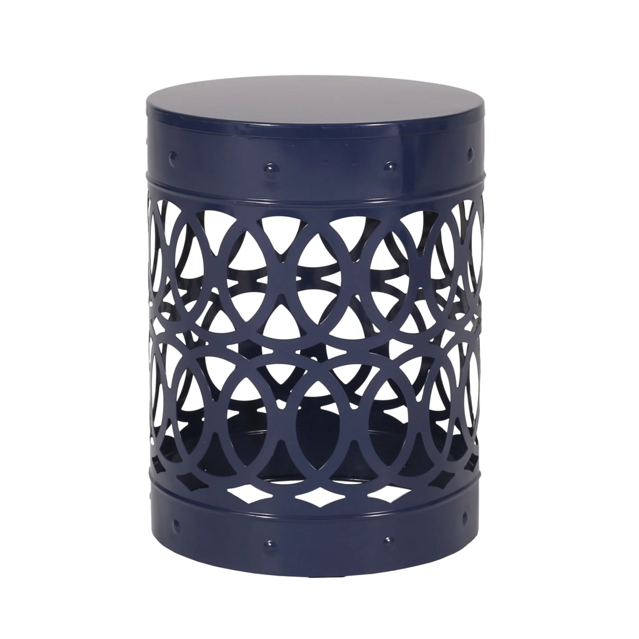 Outdoor Metal Large End Table, Modern Design - Image 2
