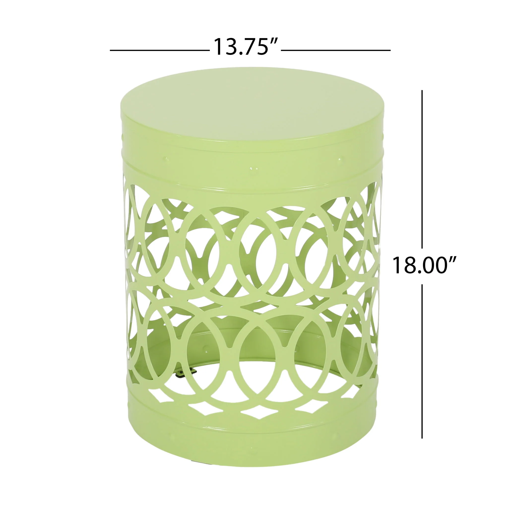 Outdoor Metal Large End Table, Modern Design - Image 24