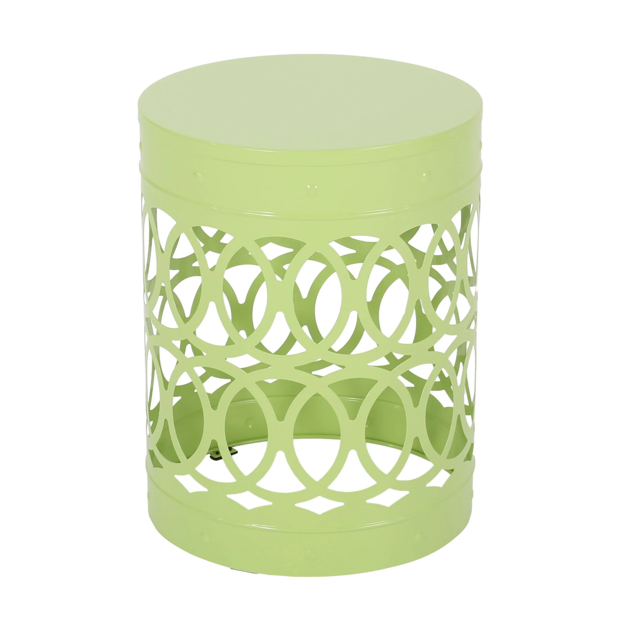 Outdoor Metal Large End Table, Modern Design - Image 3