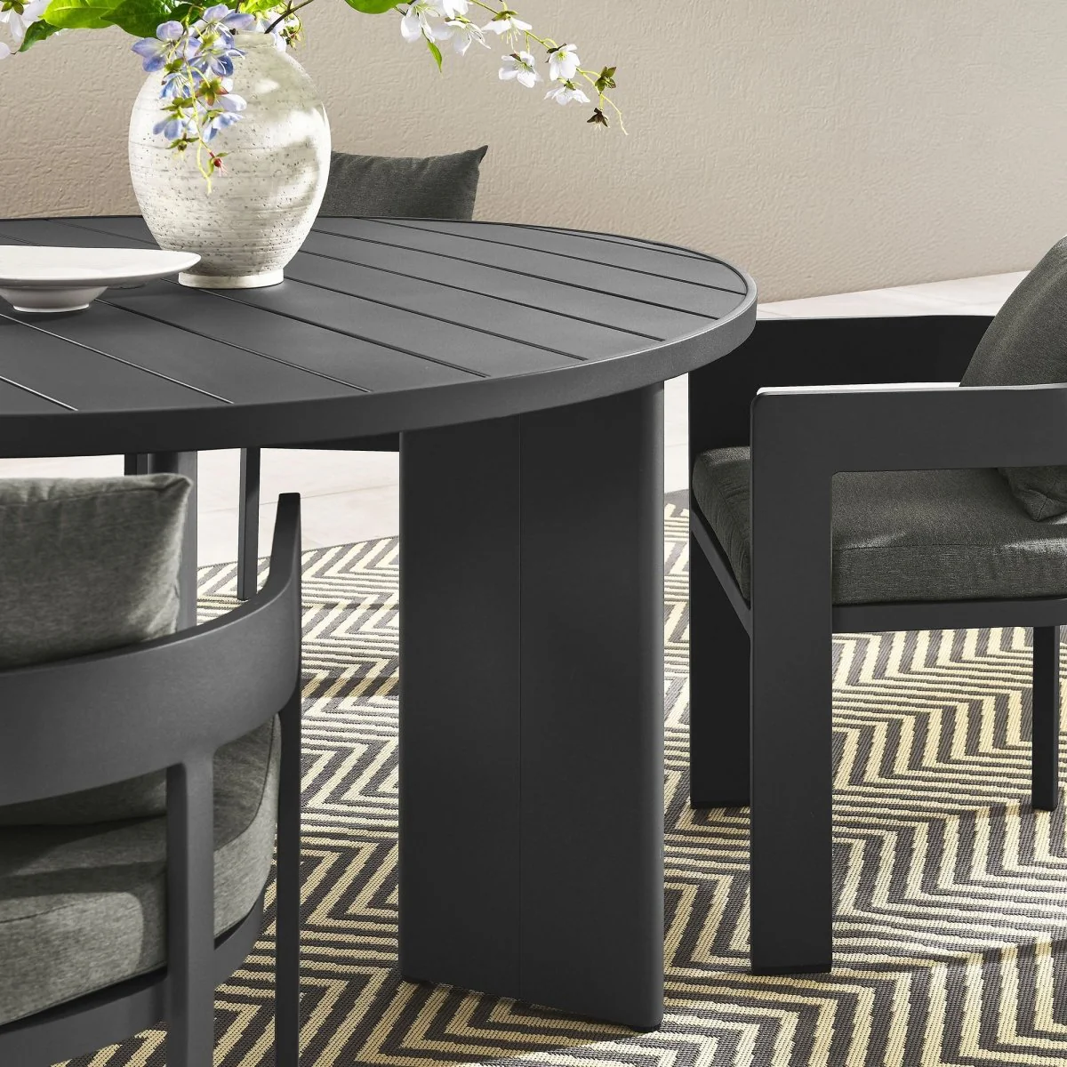 Outdoor Patio Aluminum Dining Set – Multiple Piece Options with Dining Table - Image 27