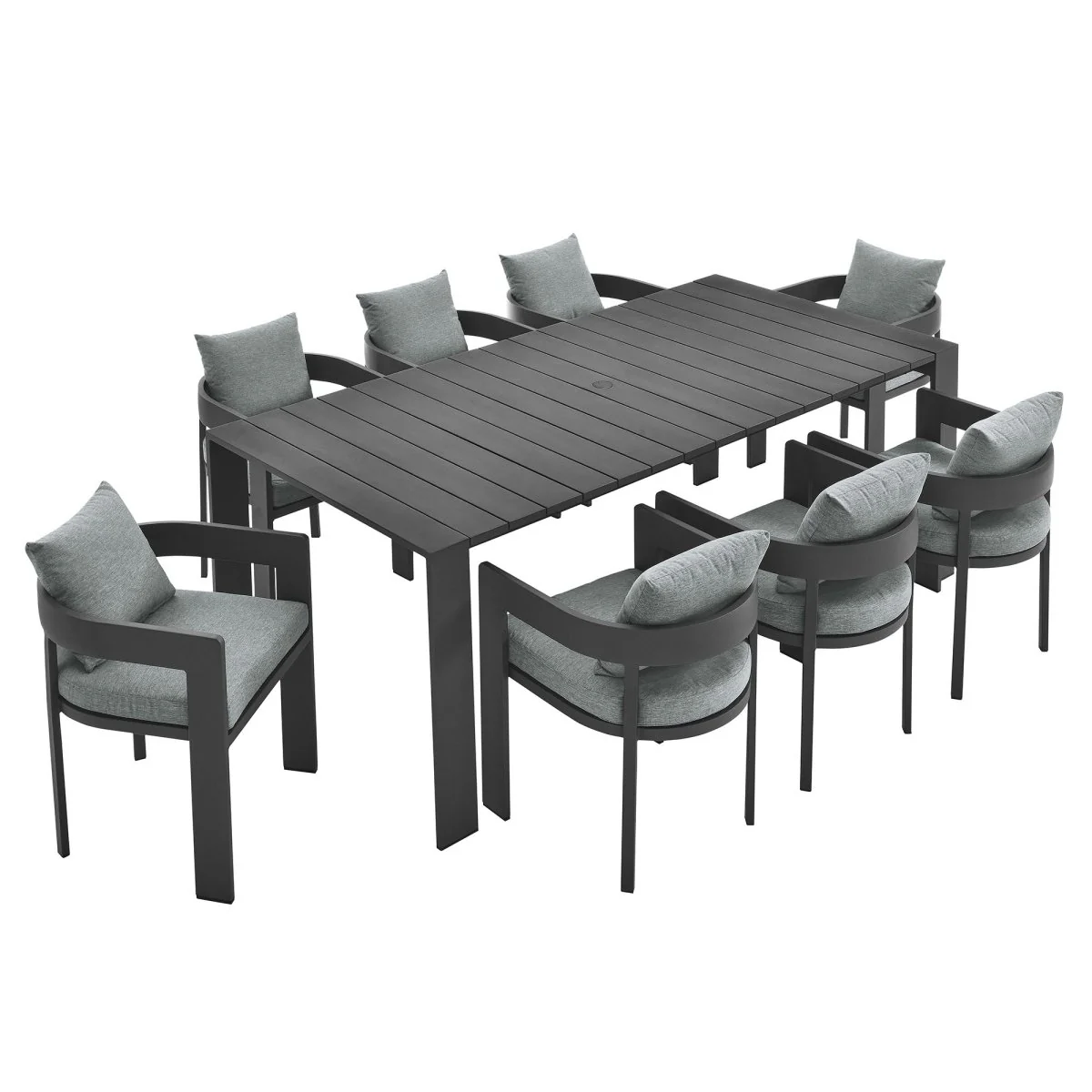 Outdoor Patio Aluminum Dining Set – Multiple Piece Options with Dining Table - Image 45
