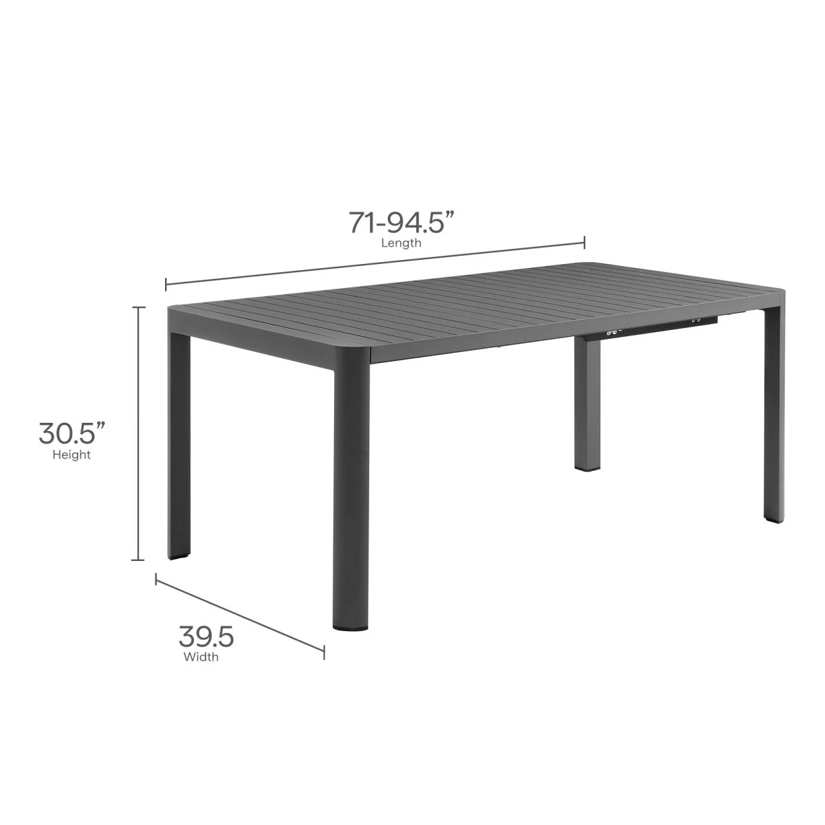 Outdoor Patio Aluminum Dining Set – Multiple Piece Options with Dining Table - Image 78
