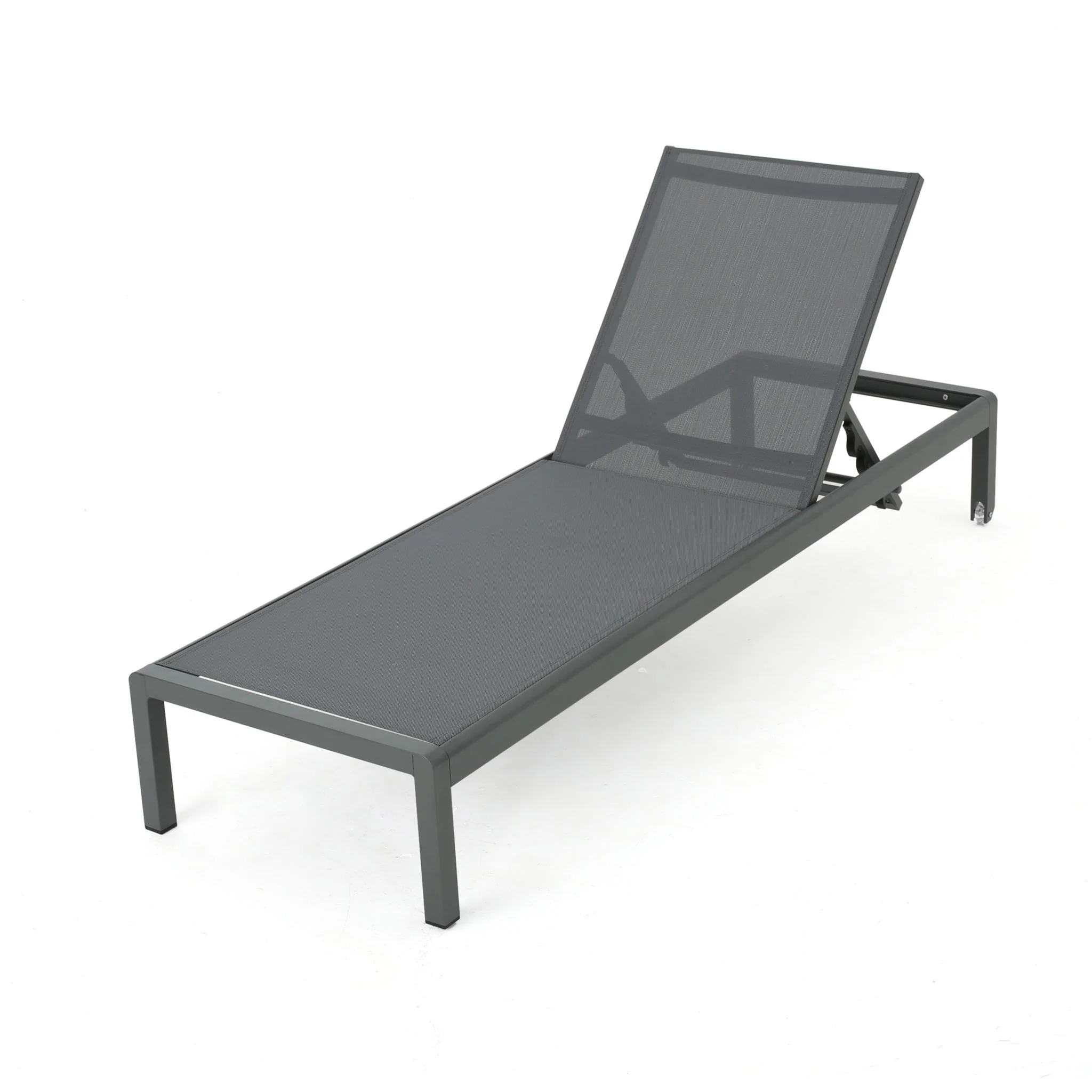 Outdoor Patio Chaise Lounge With 5 Reclining Positions - Image 27