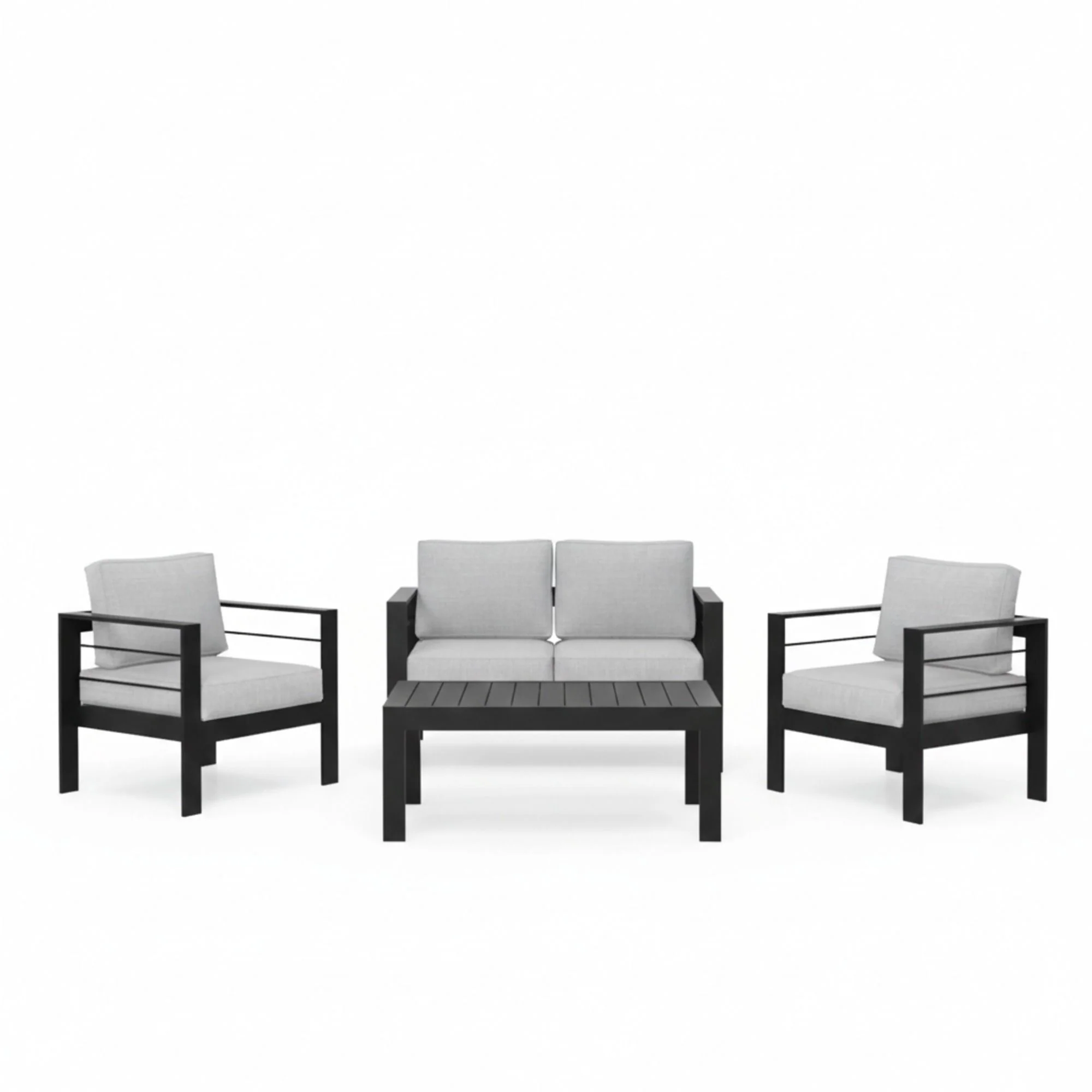 Outdoor Patio Set, All-Weather With Thick Cushions - Image 131
