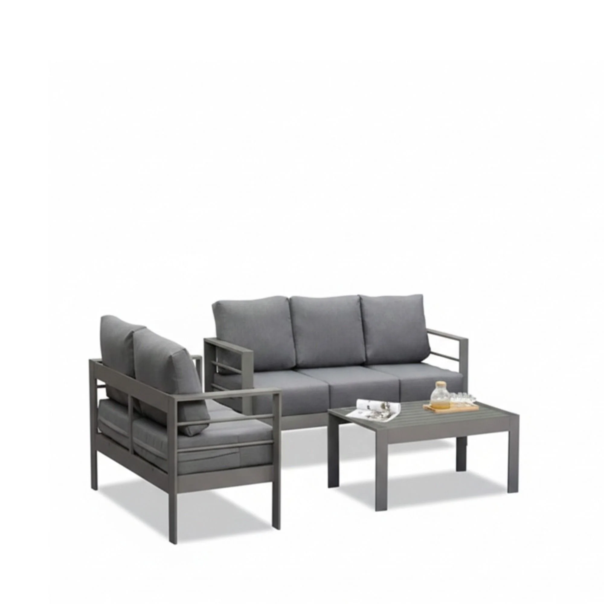 Outdoor Patio Set, All-Weather With Thick Cushions - Image 140