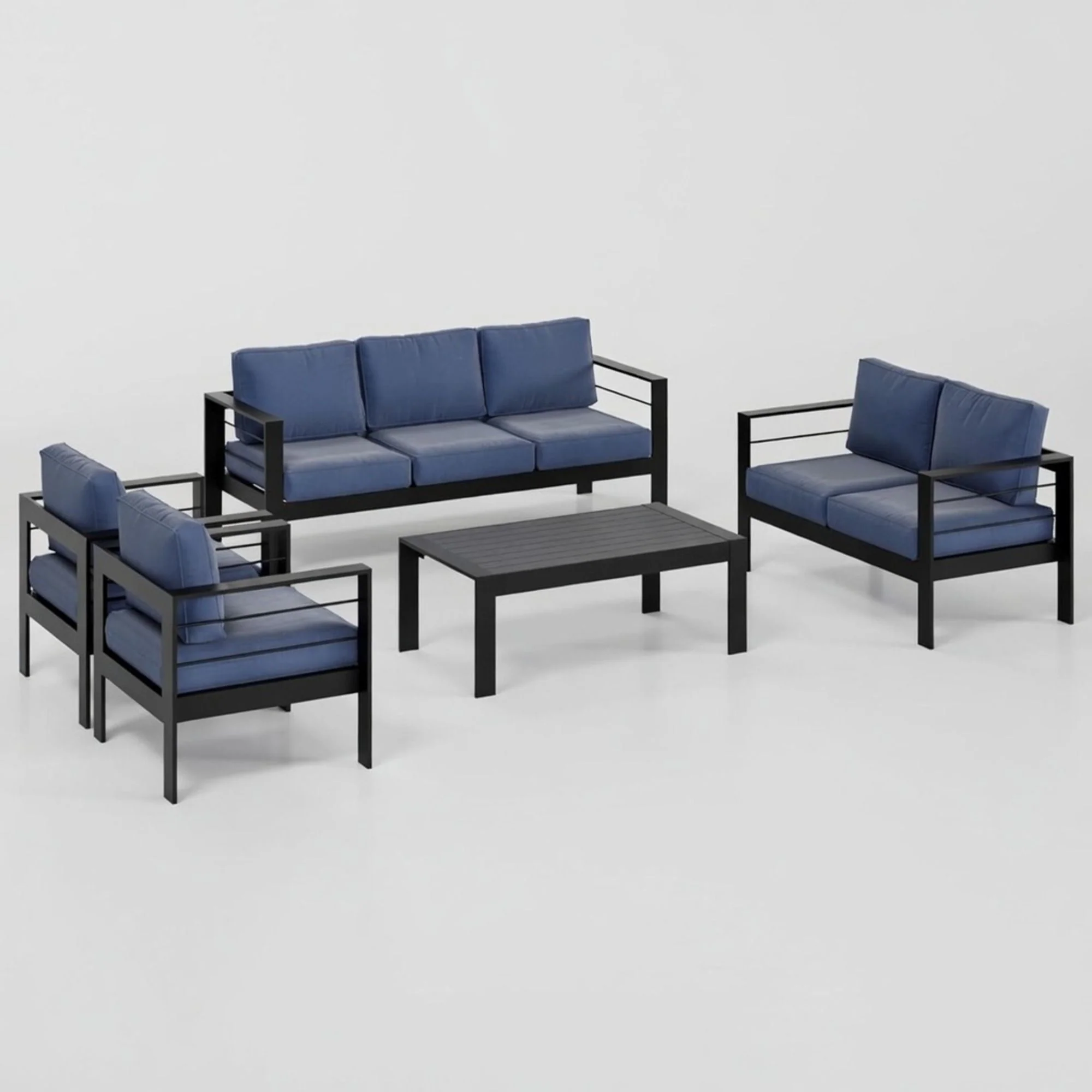 Outdoor Patio Set, All-Weather With Thick Cushions - Image 5