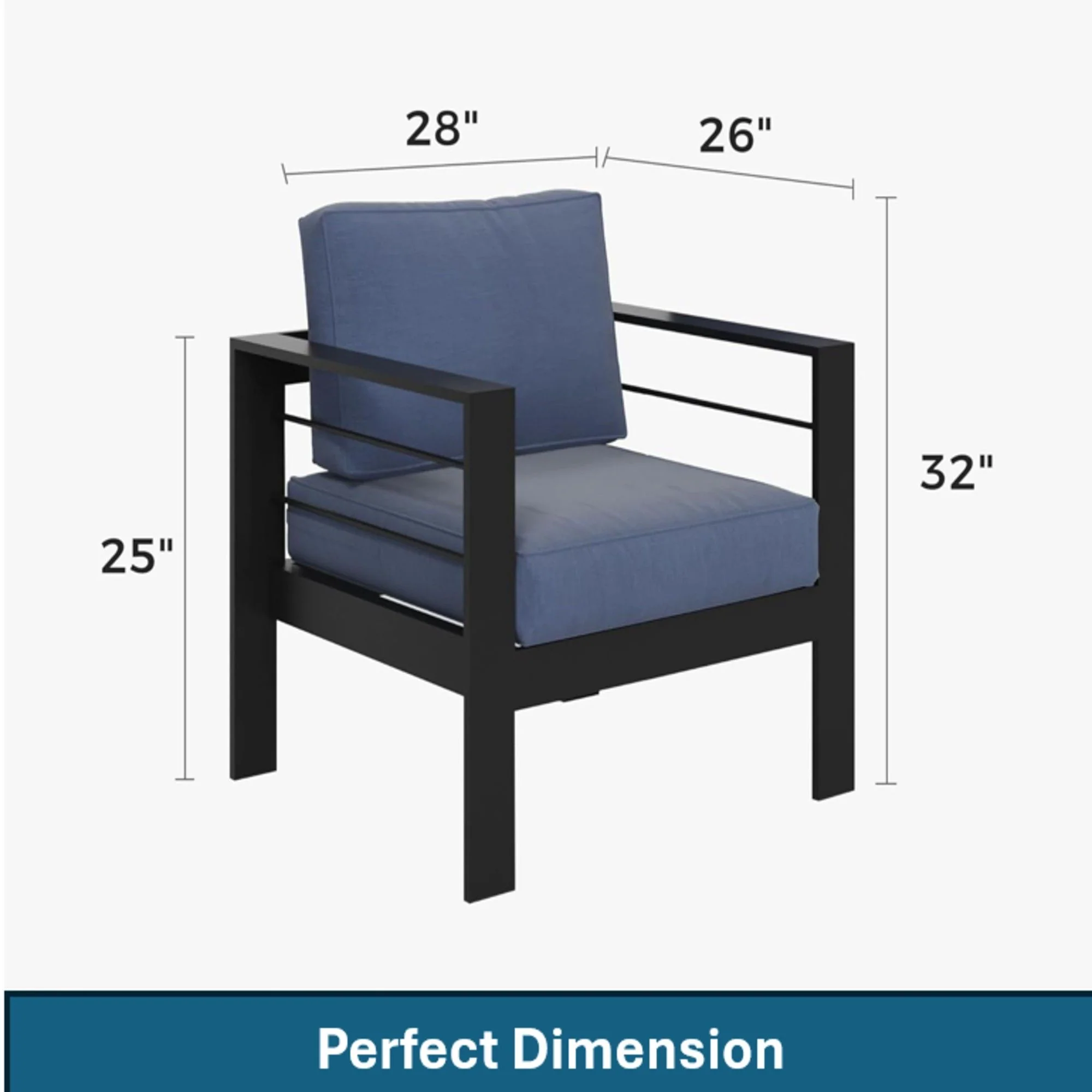 Outdoor Patio Set, All-Weather With Thick Cushions - Image 57