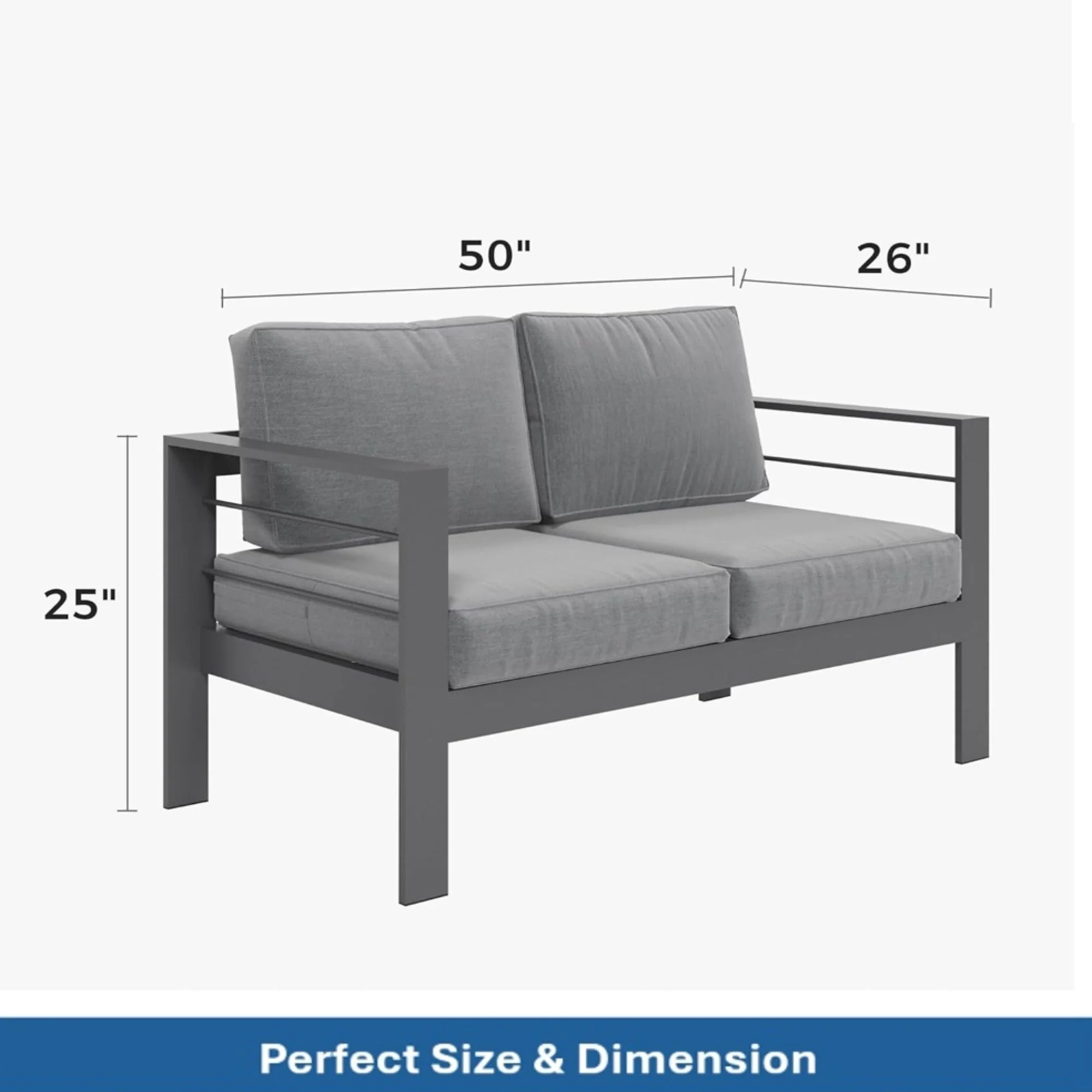 Outdoor Patio Set, All-Weather With Thick Cushions - Image 73