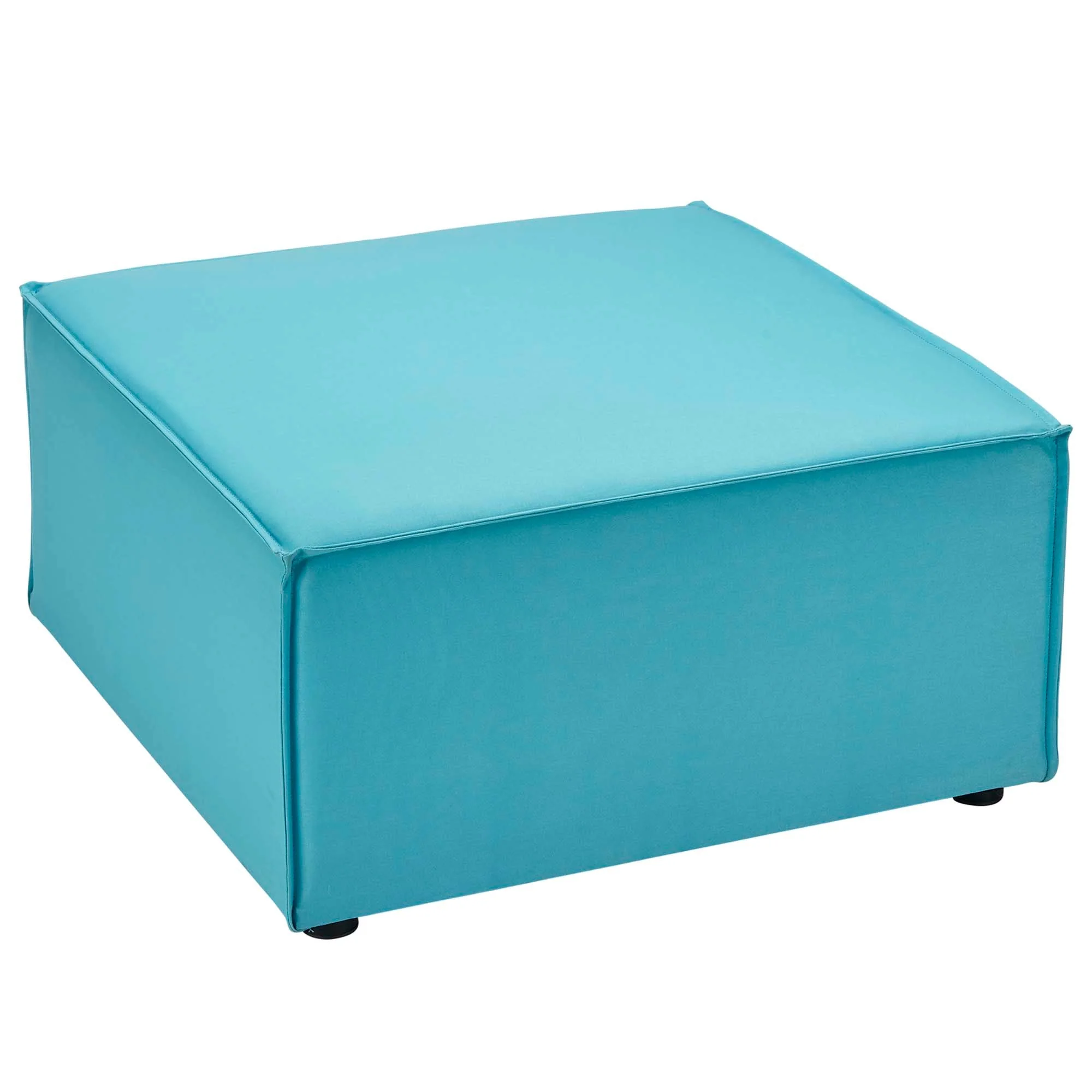Outdoor Patio Upholstered Sectional Ottoman - Weather-Resistant Seating and Lounging - Image 9