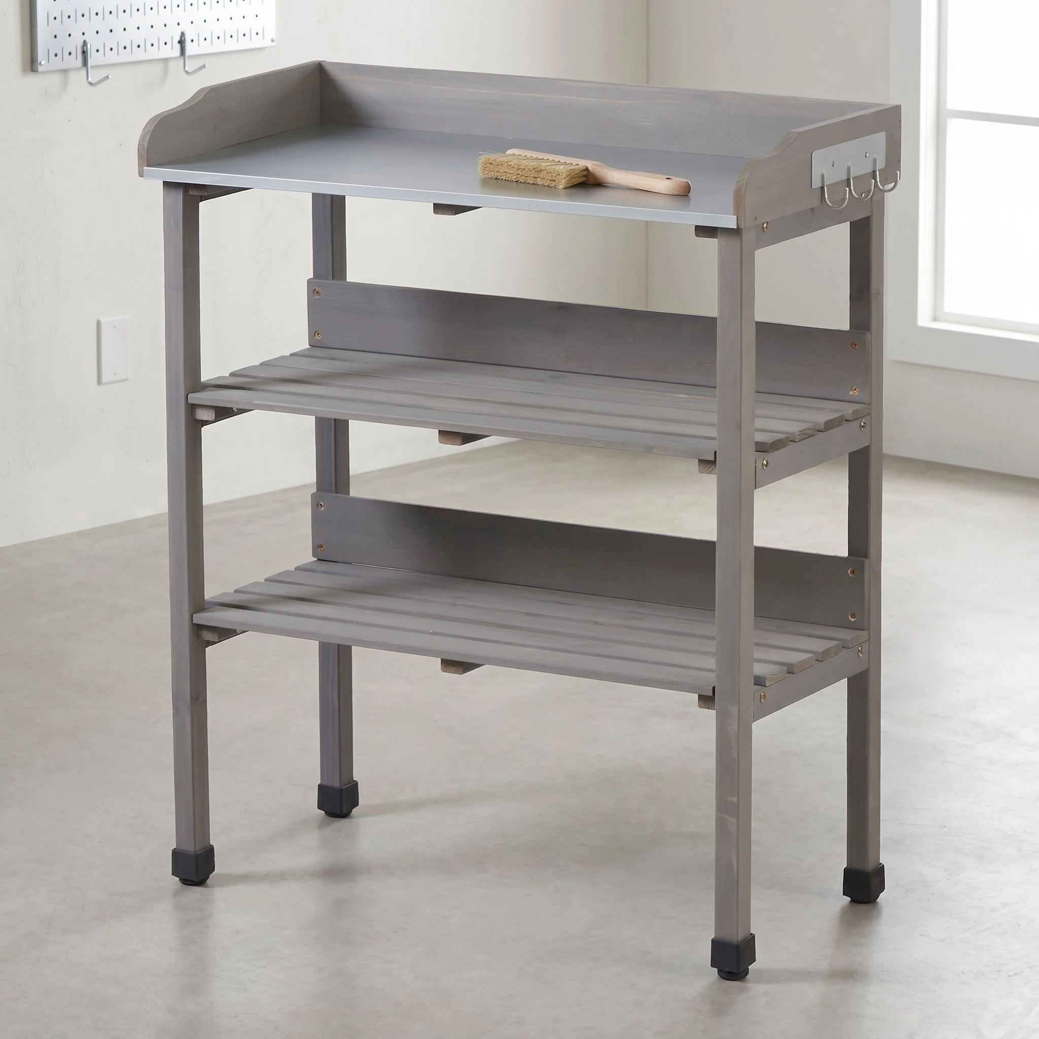 Outdoor Potting Table, 3 Tier Workbench - Image 7