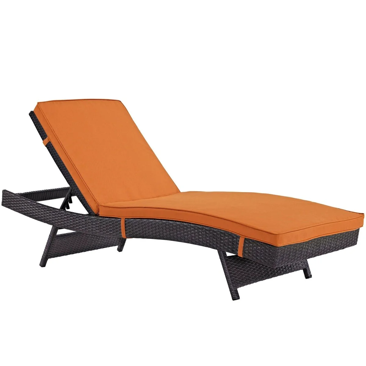 Outdoor Rattan Chaise Lounge for Patio, Poolside and Garden Seating Set - Image 17