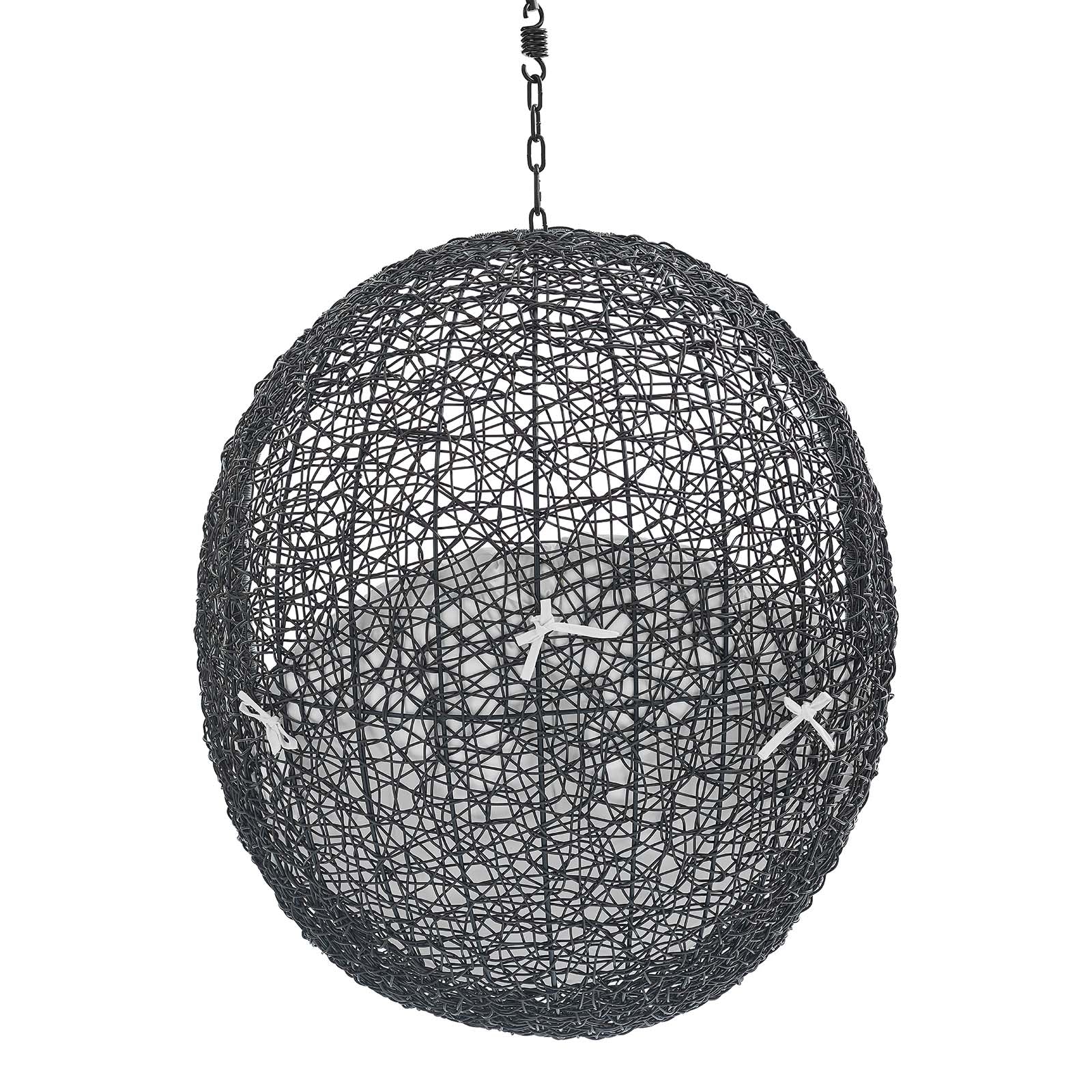 Outdoor Rattan Hanging Lounge Swing Chair for Patio, Porch, Garden and Balcony - Image 6