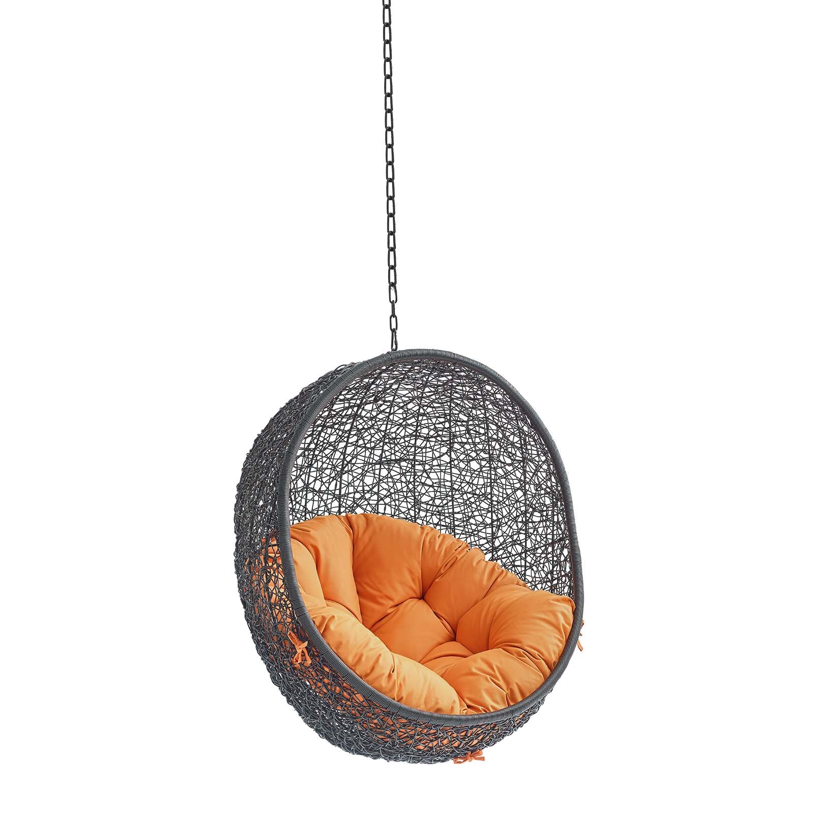 Outdoor Rattan Hanging/Swing Lounge Chair with Optional Stand for Patio & Garden - Image 29