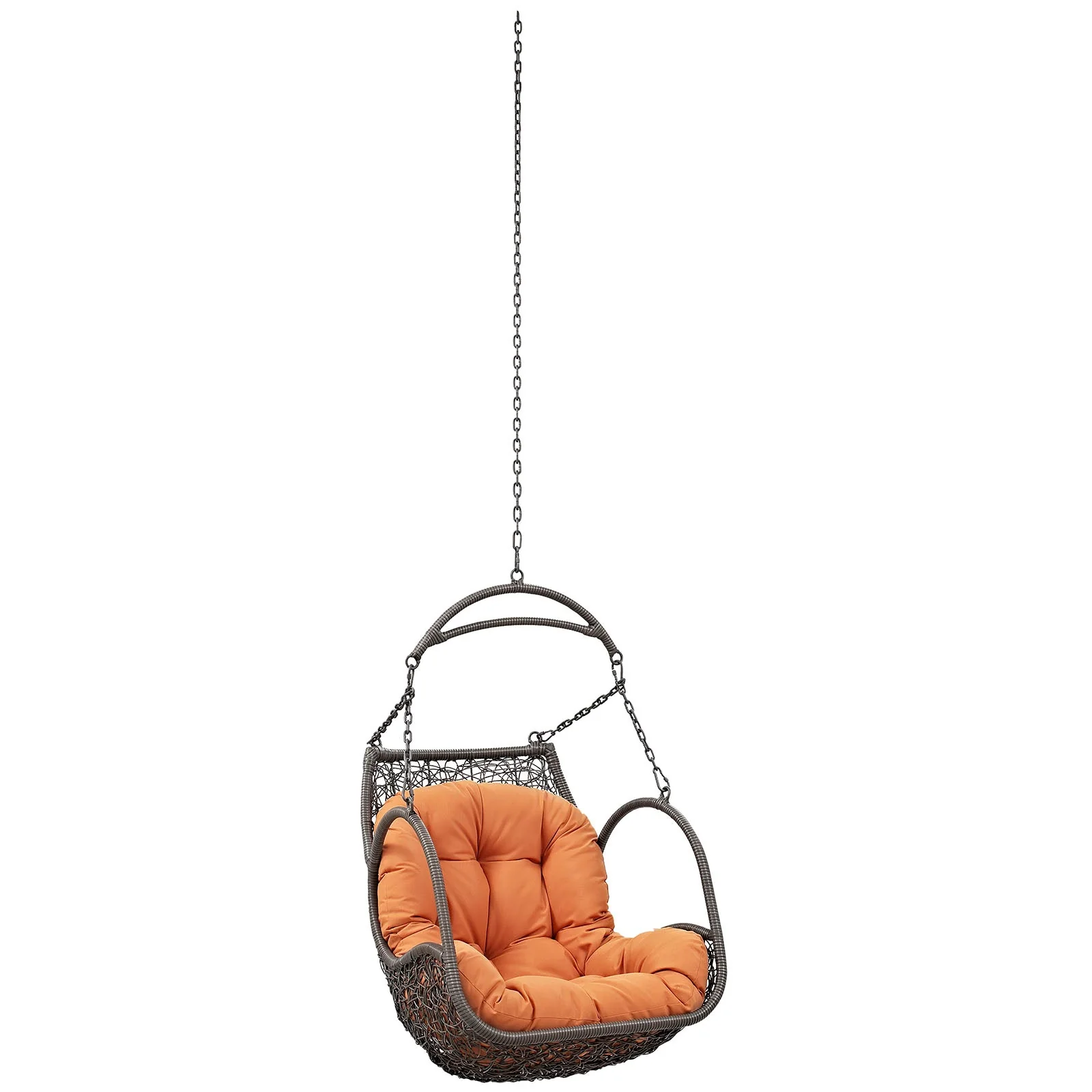 Outdoor Rattan Swing Hanging Chair for Patio, Porch and Yard — Durable All-Weather - Image 10