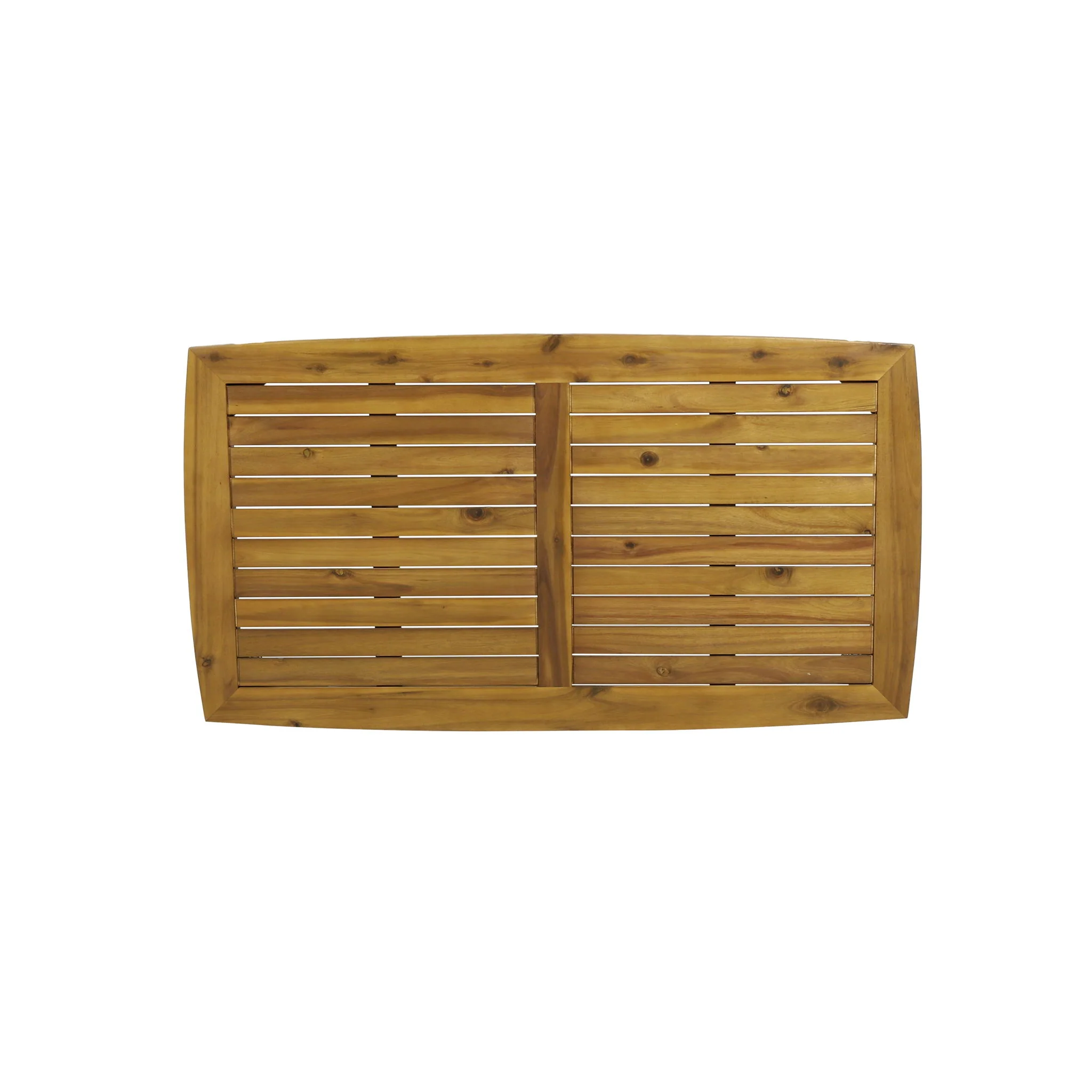 Outdoor Rectangular Coffee Table - Brown - Image 5