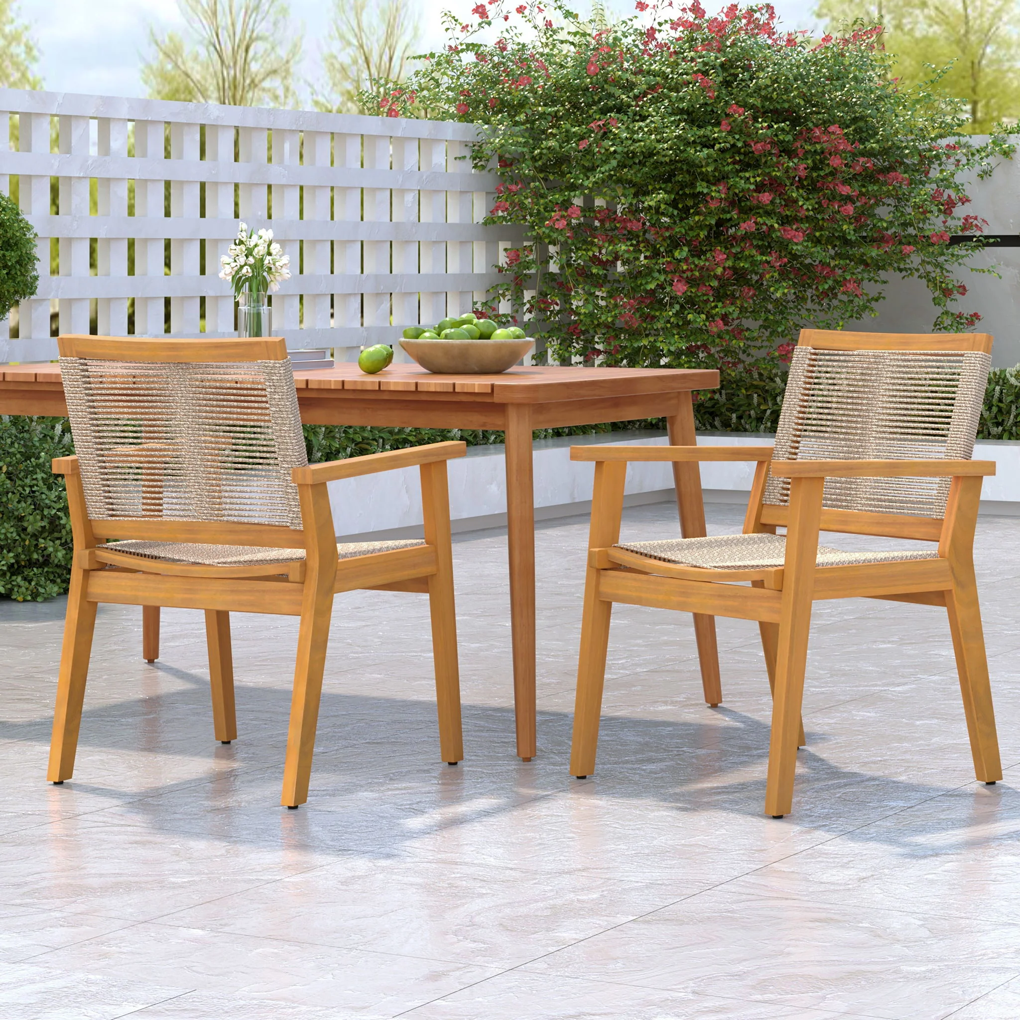 Outdoor Rope Dining Chair (Set of 2) - Image 12