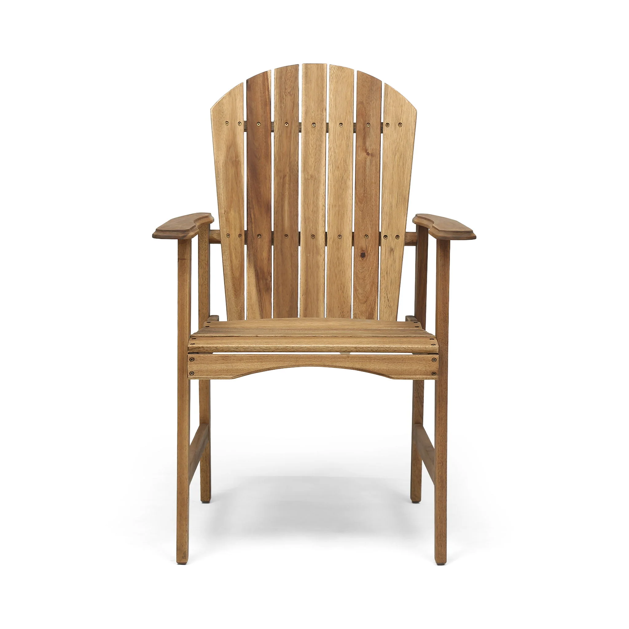 Outdoor Weather Resistant Acacia Wood Adirondack Dining Chairs (Set of 2) - Image 18