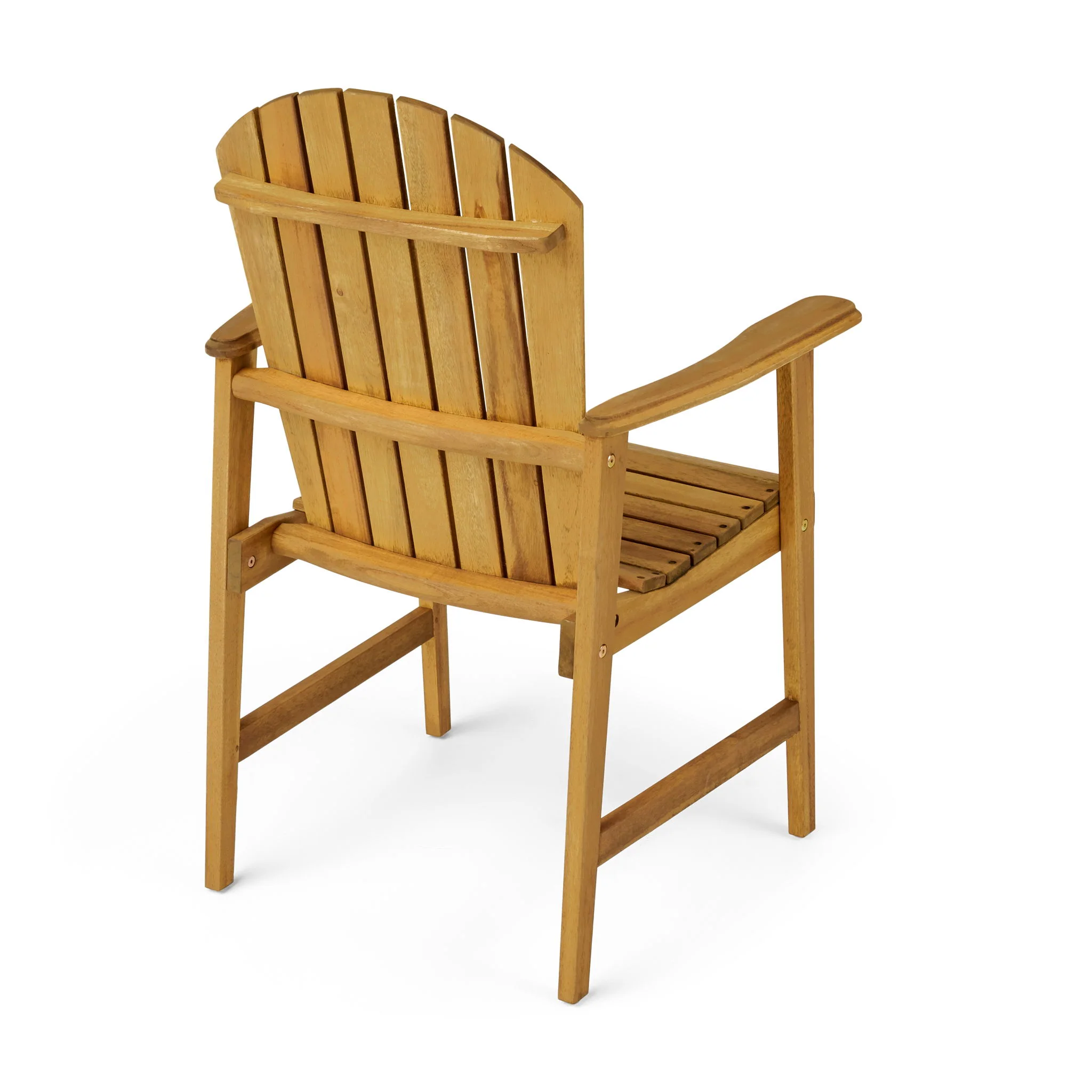 Outdoor Weather Resistant Acacia Wood Adirondack Dining Chairs (Set of 2) - Image 20