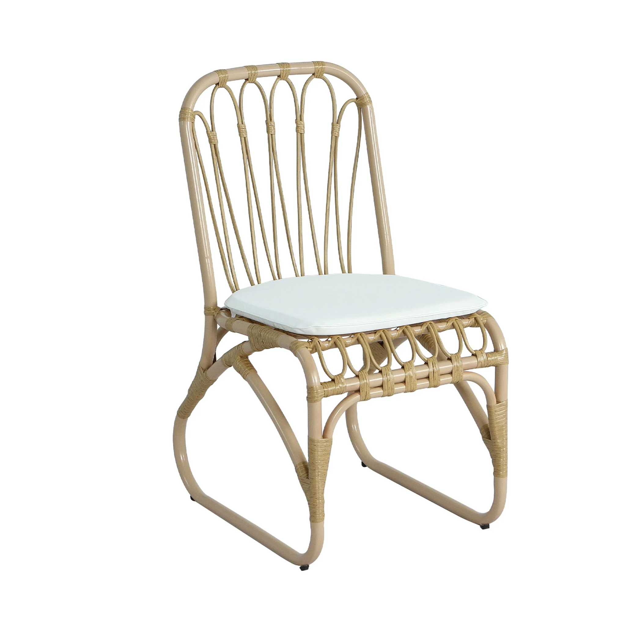 Outdoor Wicker Dining Chairs With Washable Cushion (Set of 2) - Image 9