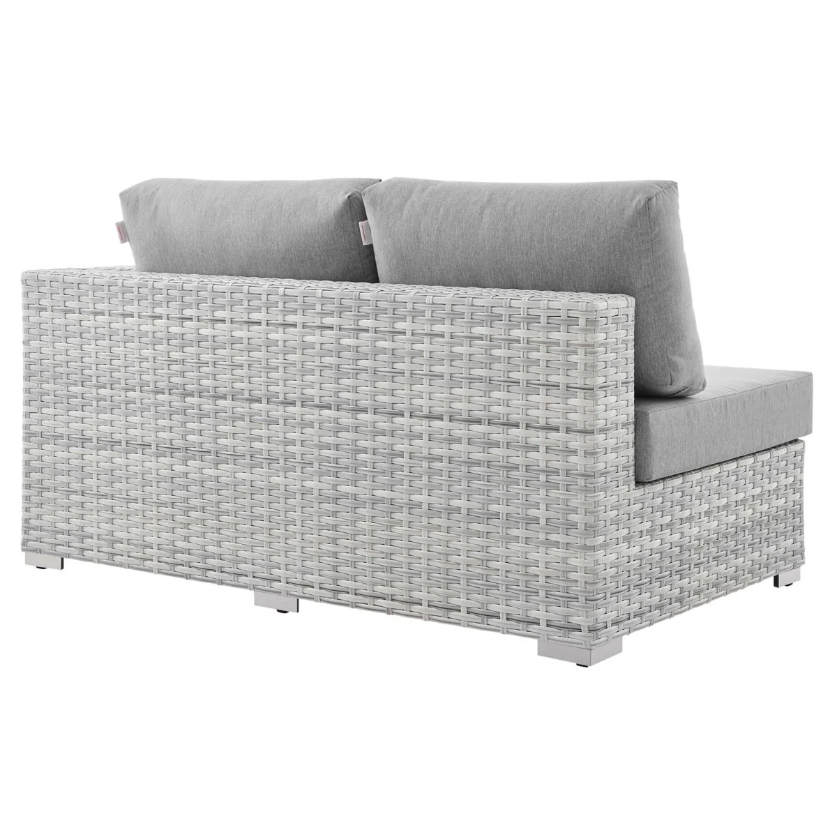 Outdoor Wicker Loveseat - Contemporary Weather-Resistant Two-Seater with Cushions - Image 13