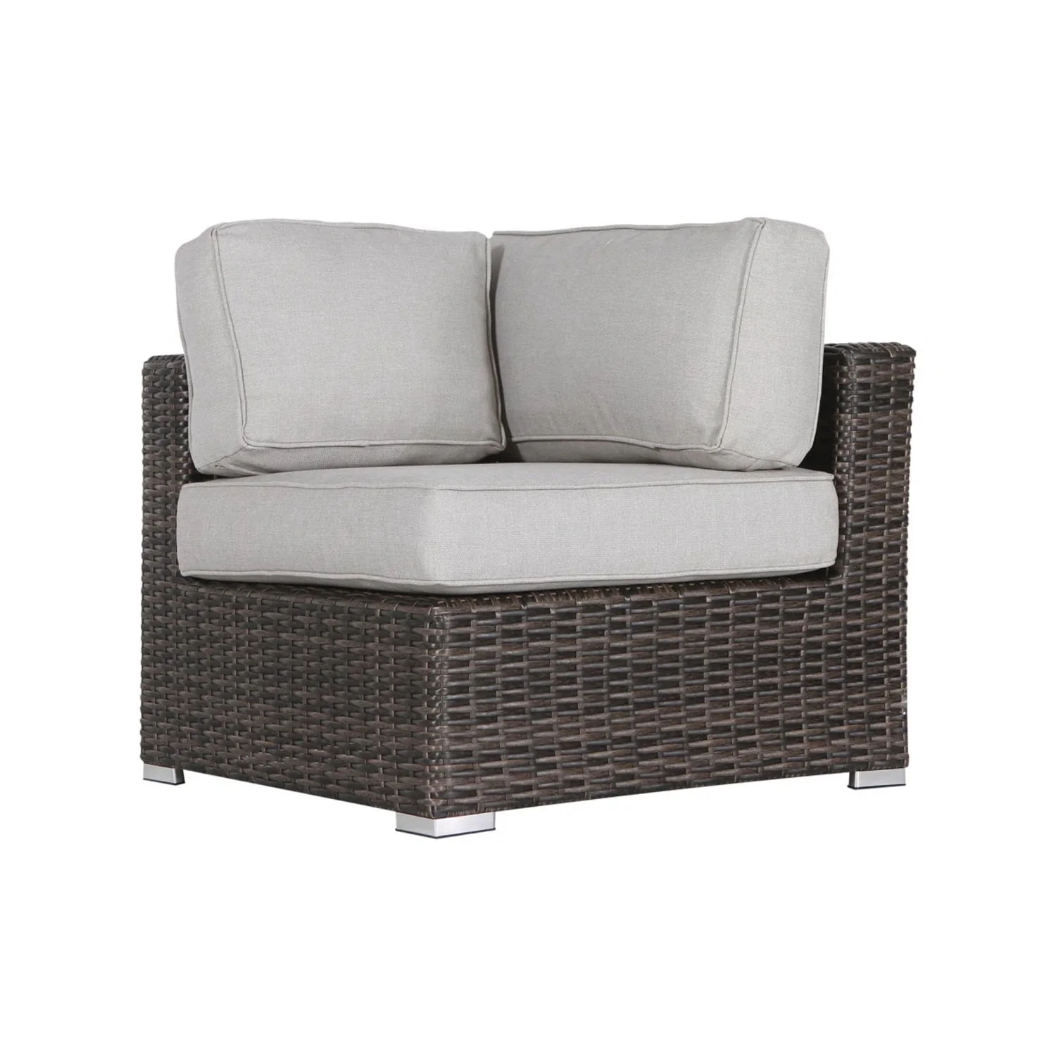 Outdoor Wicker Sofa Seating Group With Cushions - Image 6
