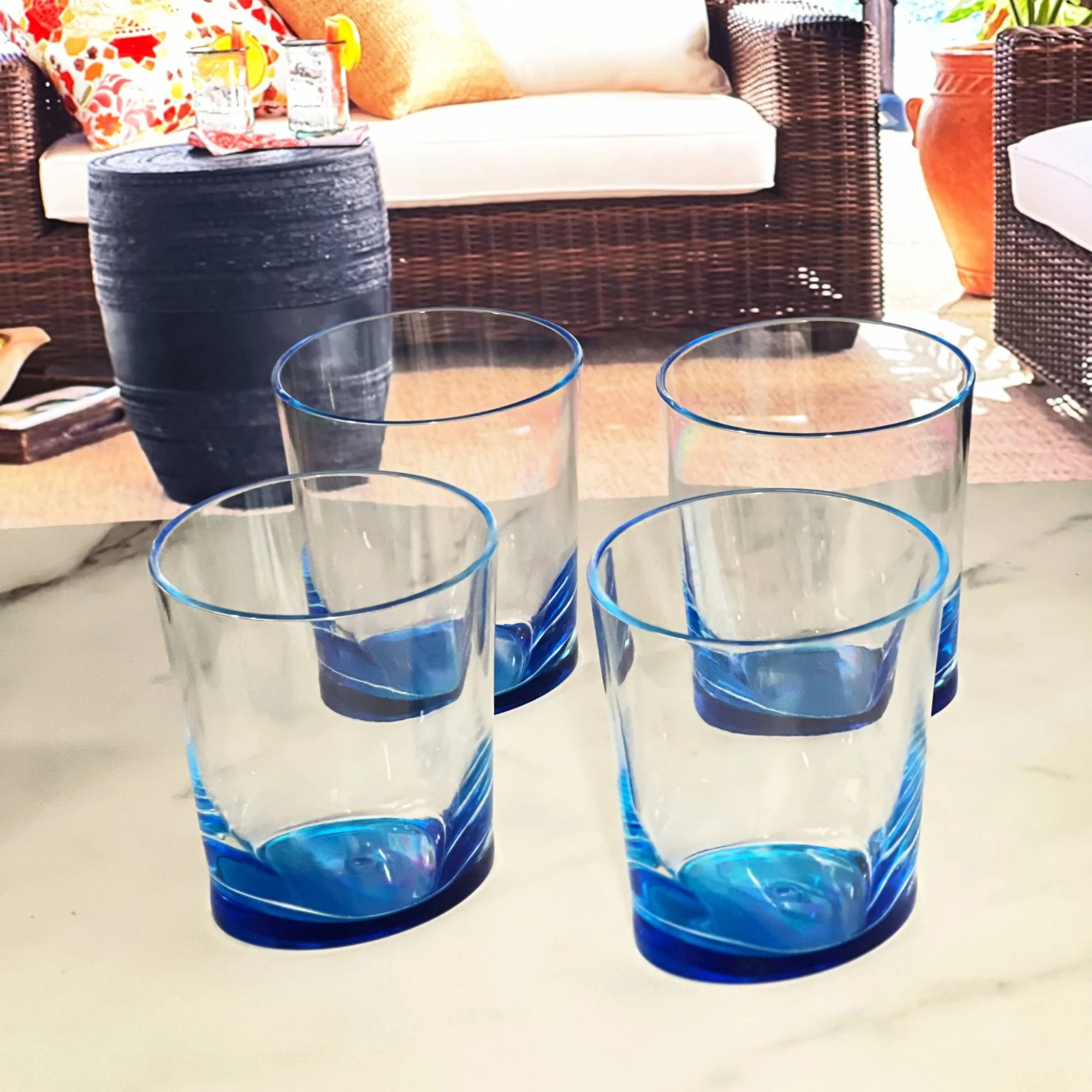 Oval Halo Acrylic Glasses (Set of 4) - Image 4