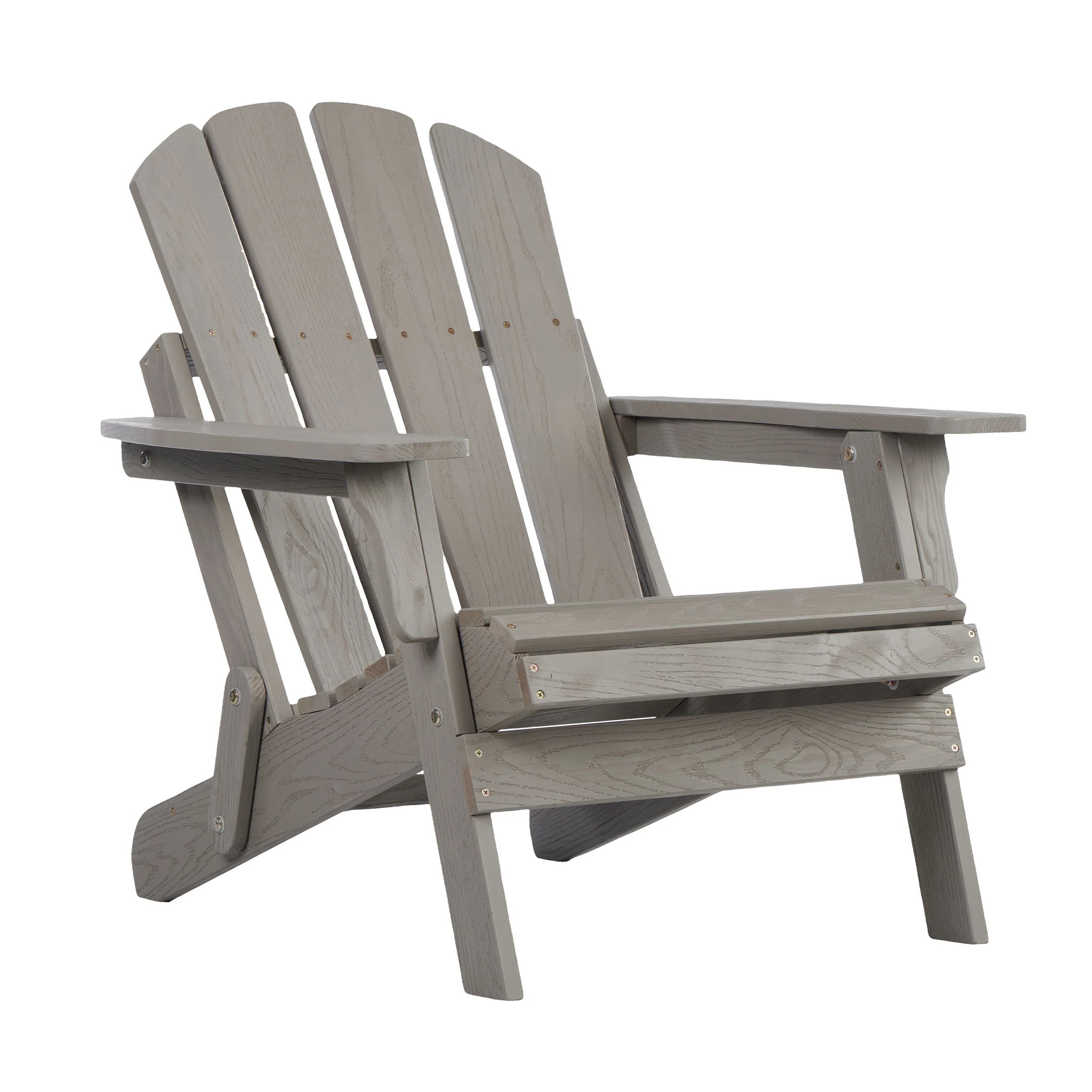 Oversize Outdoor Folding Adirondack Chair - Gray - Image 7