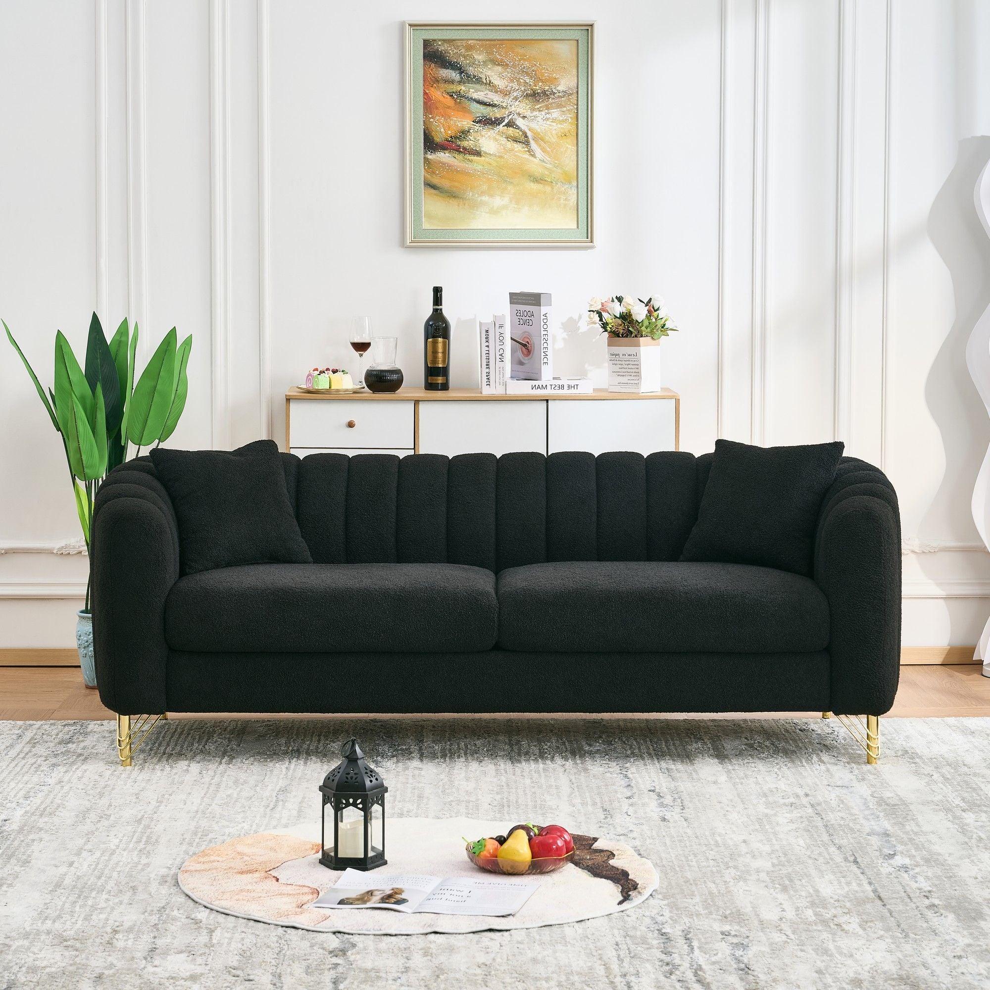 Oversized Sofa, Deep Tufted Couch - Image 12
