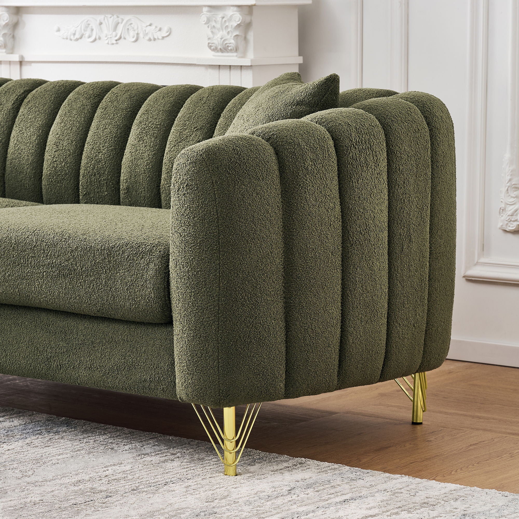 Oversized Sofa, Deep Tufted Couch - Image 6