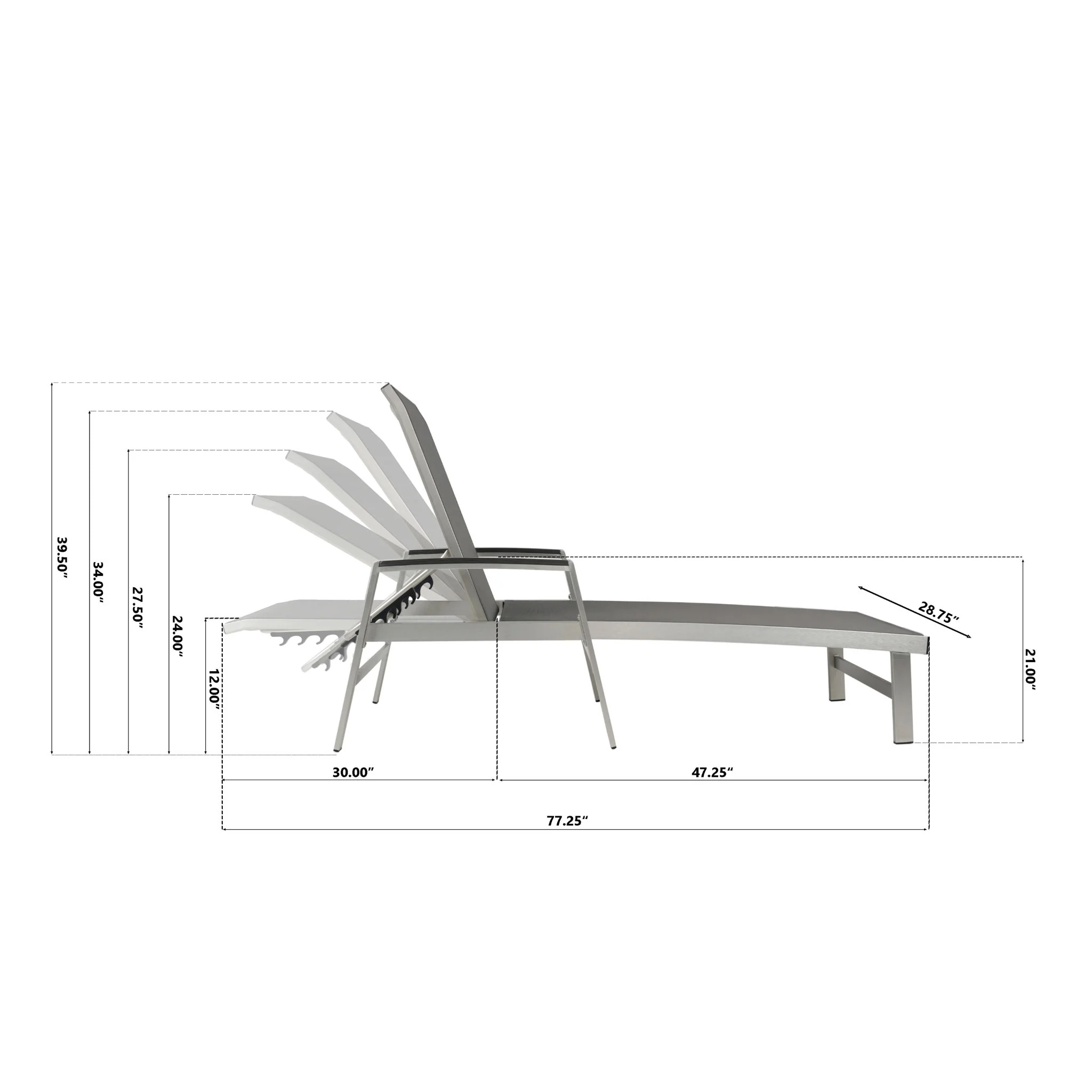Oxton - Chaise Lounge - Image 5