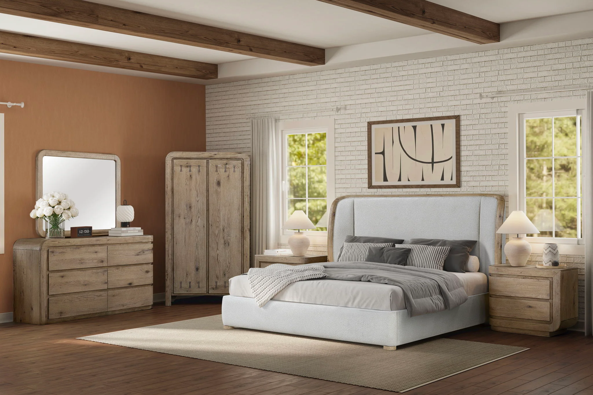 Pagosa - Armoire - English Knotty Oak - Image 4