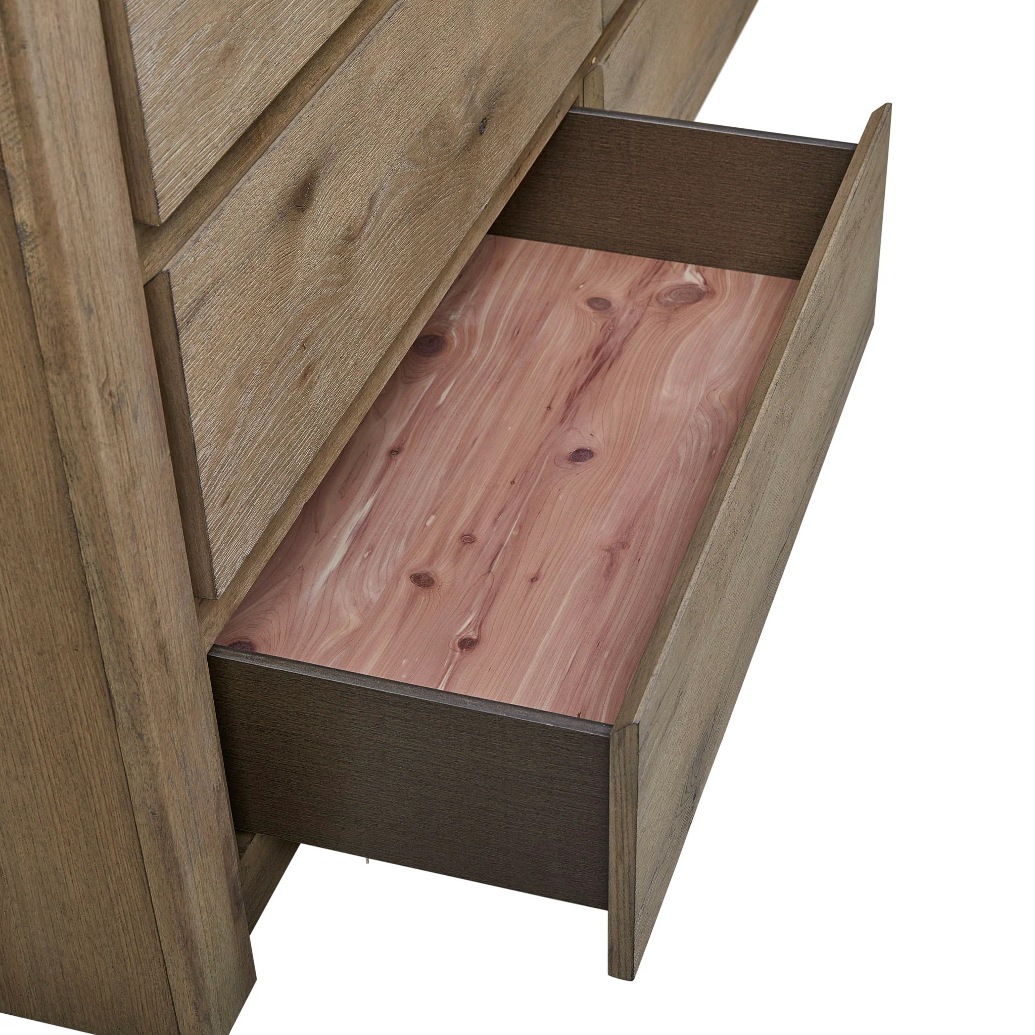 Pagosa - Curved Dresser - English Knotty Oak - Image 5