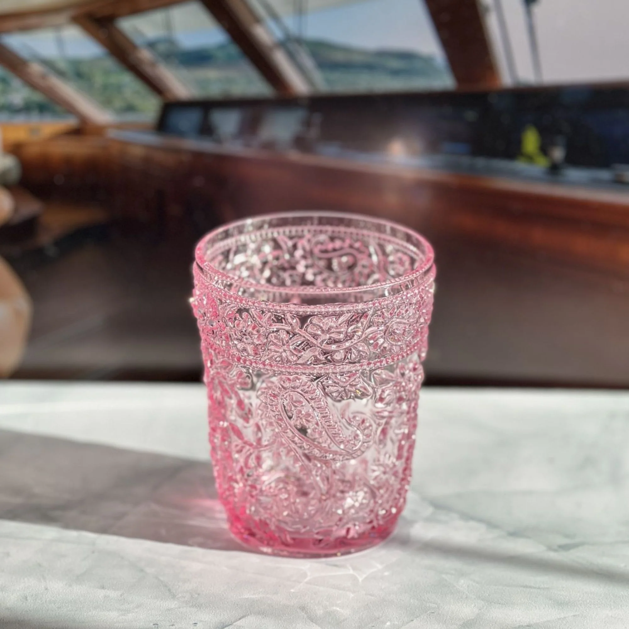 Paisley Acrylic Glasses Drinking (Set of 4) - Image 5