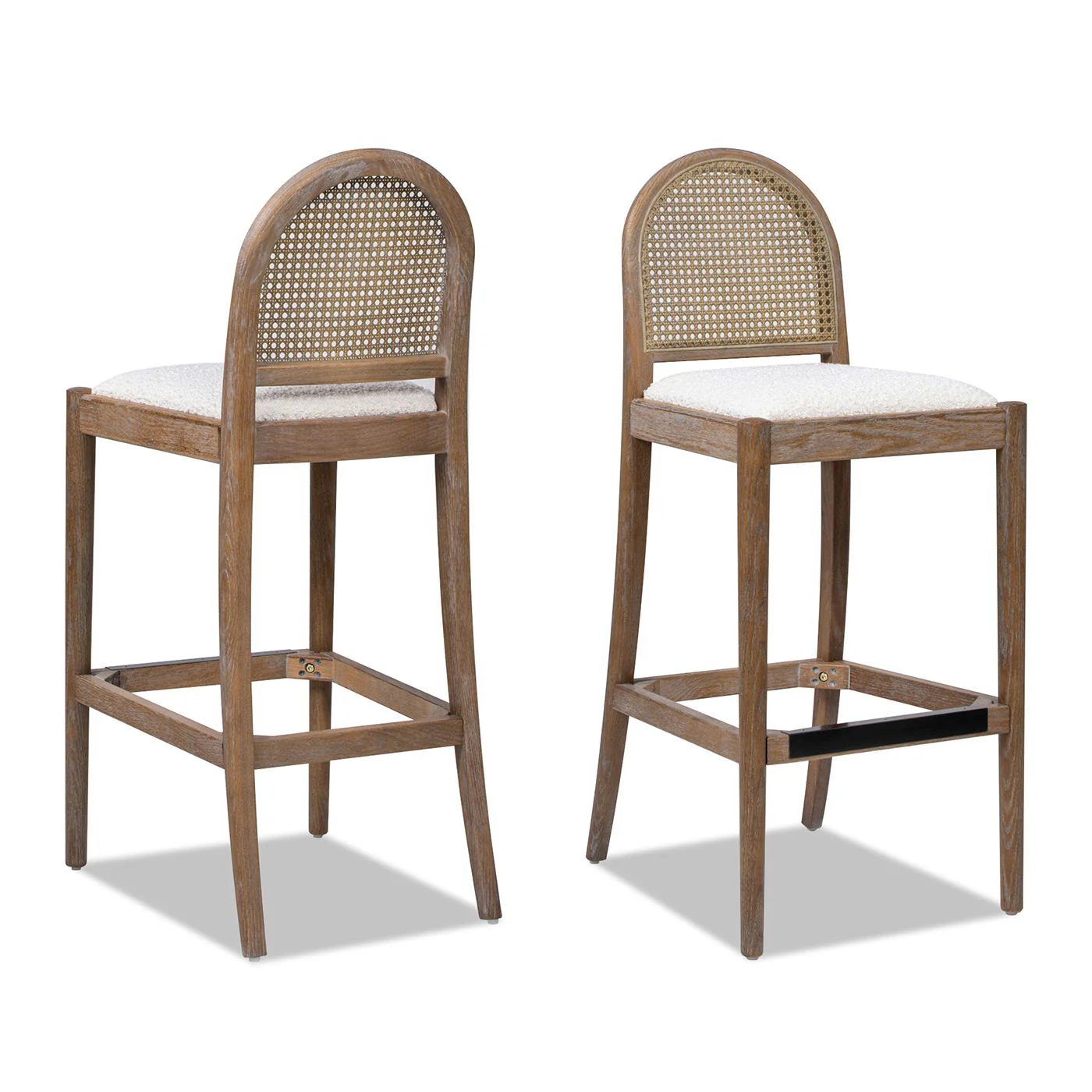 Panama - Curved Back Cane Bar Stool (Set of 2) - Image 6