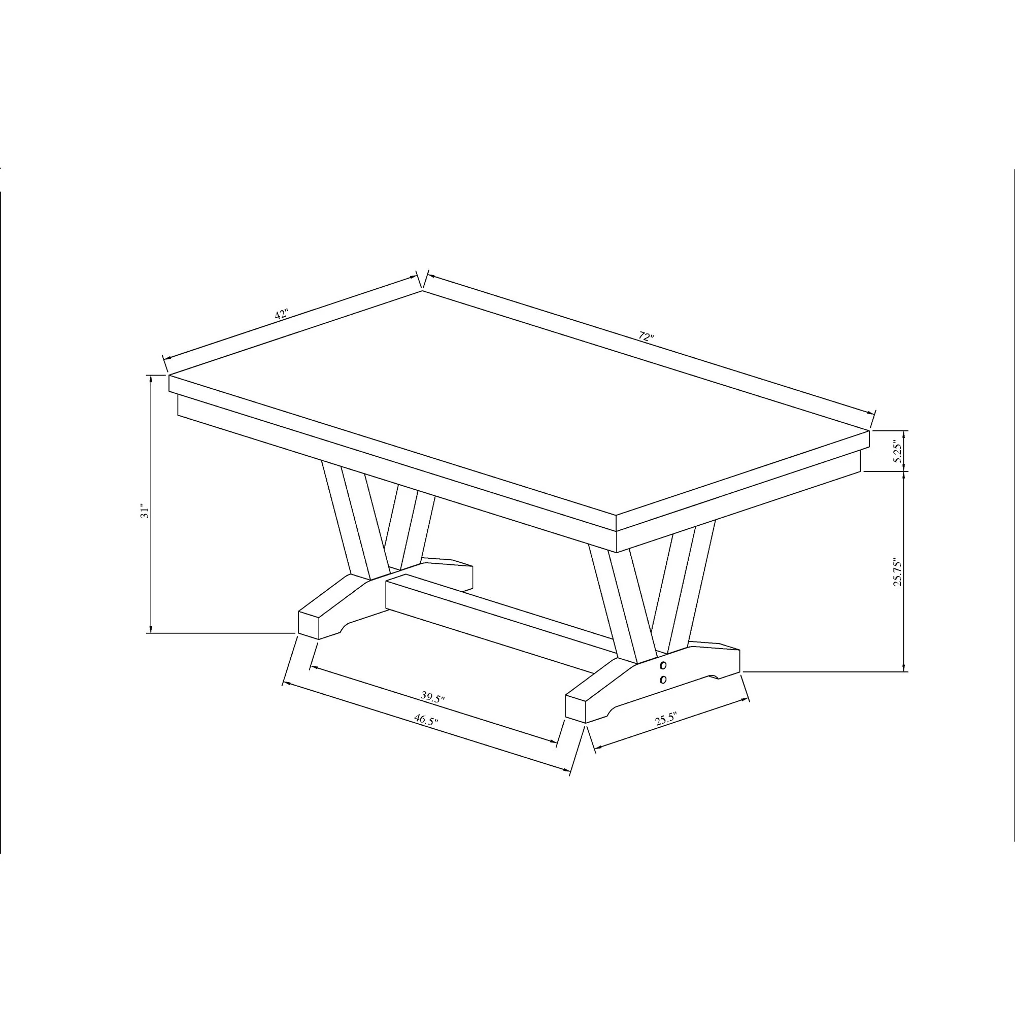 Panda Oceanic - Dining Table And Chairs Set - Black - Image 5