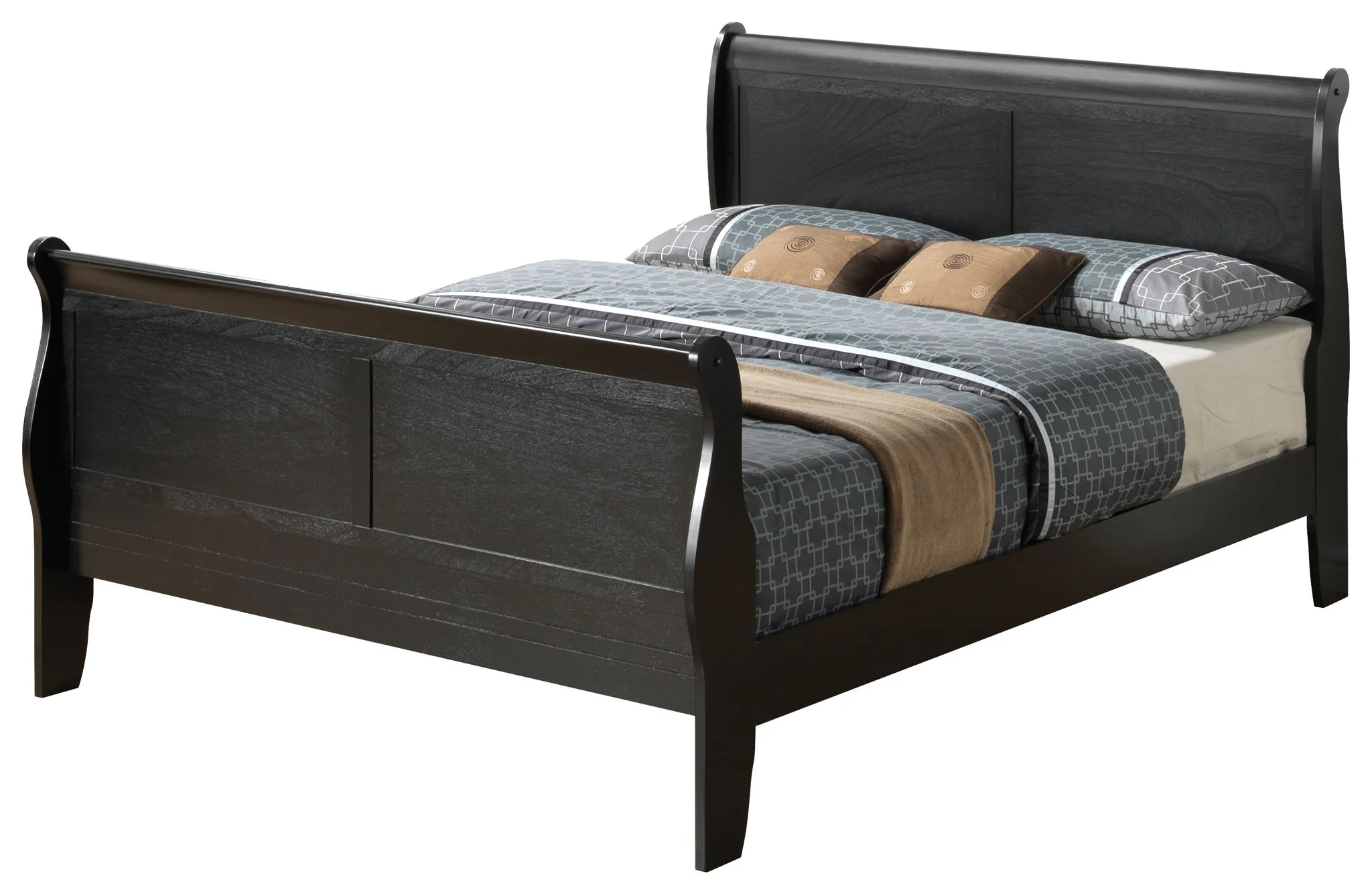 Panel Sleigh Bed - Image 11